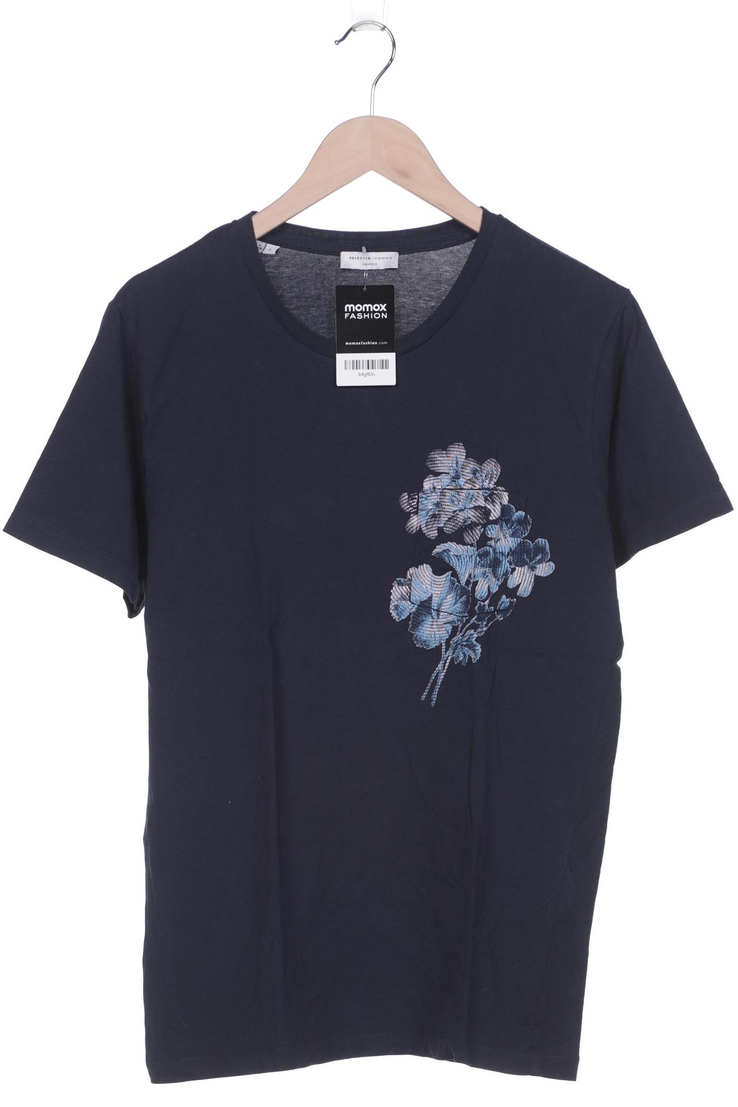 

Selected Herren T-Shirt, marineblau, Gr. 52