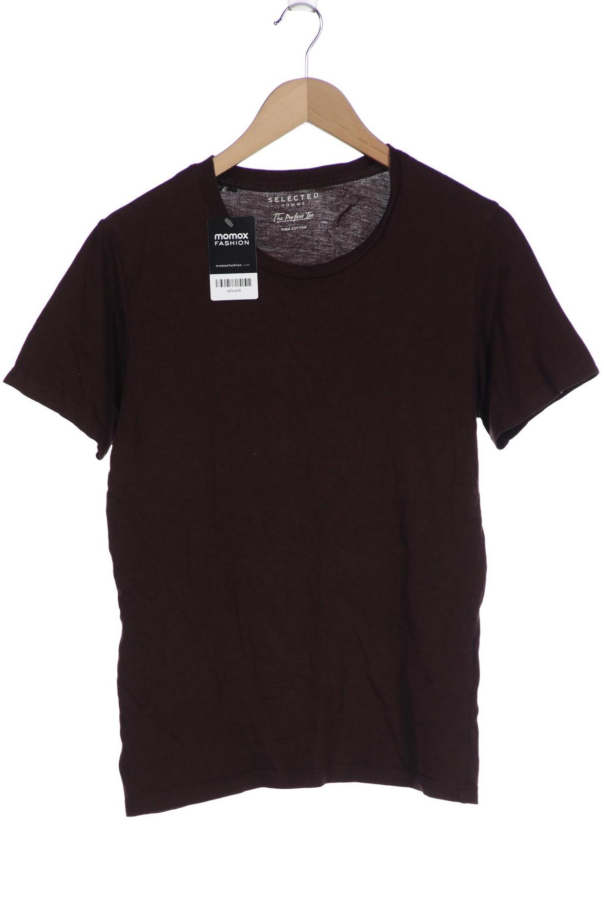 

SELECTED Herren T-Shirt, bordeaux