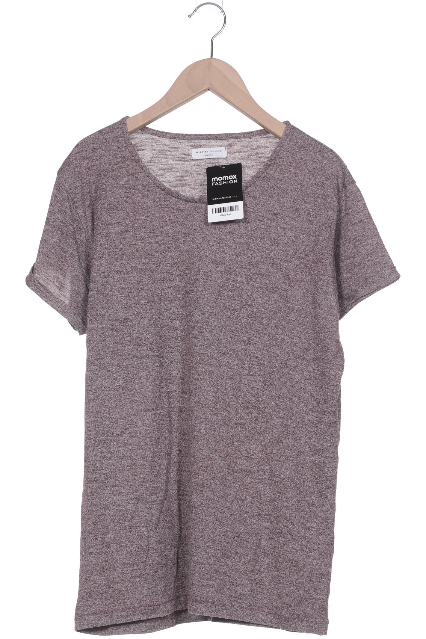 

Selected Herren T-Shirt, bordeaux, Gr. 52