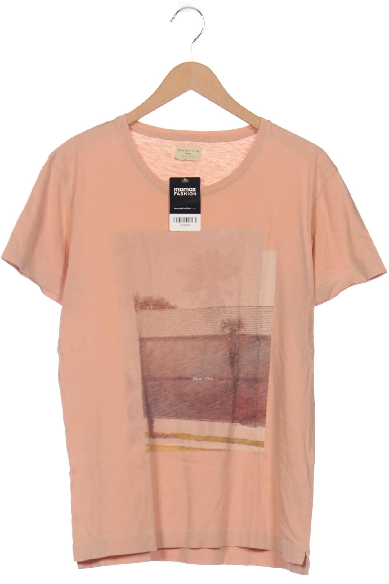 Thumbnail - Selected Herren T-Shirt, beige, Gr. 52