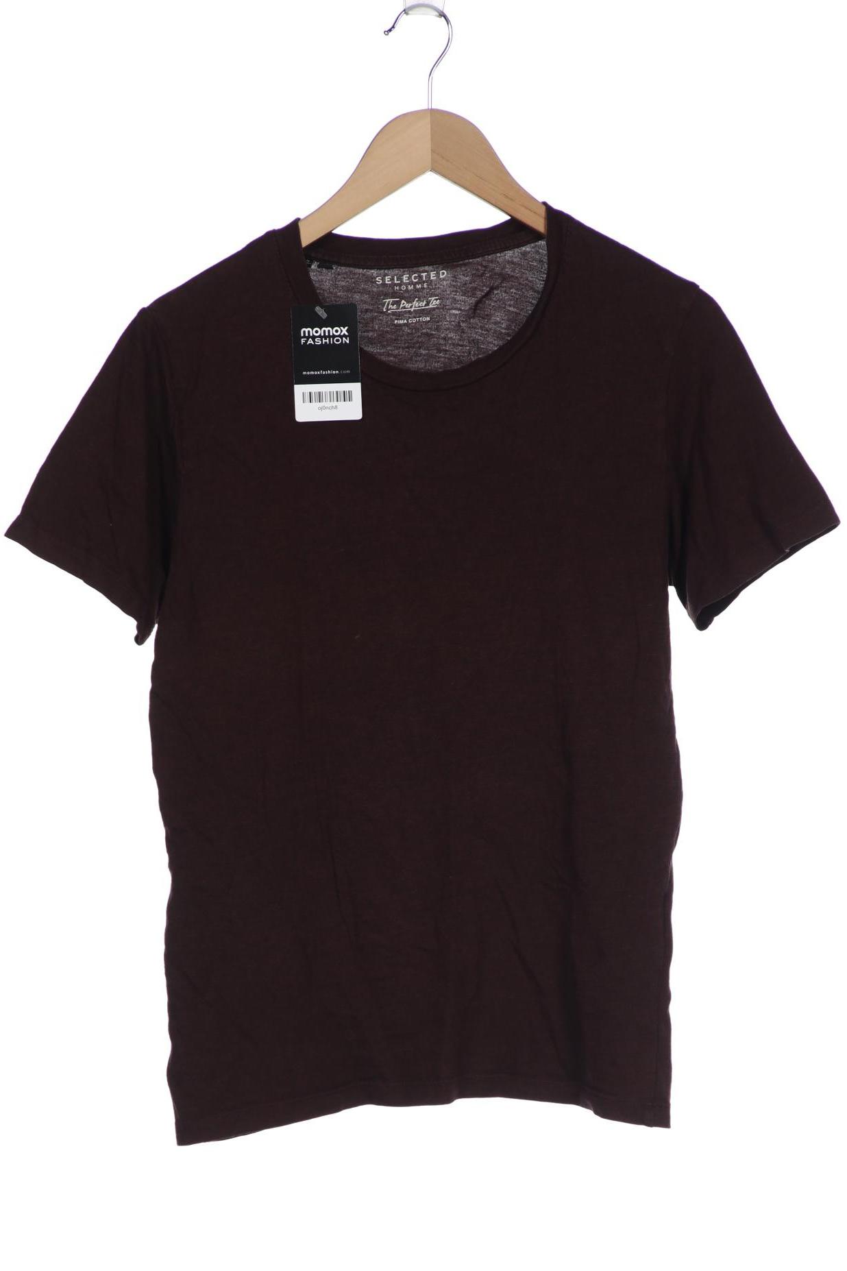 

Selected Herren T-Shirt, bordeaux, Gr. 48