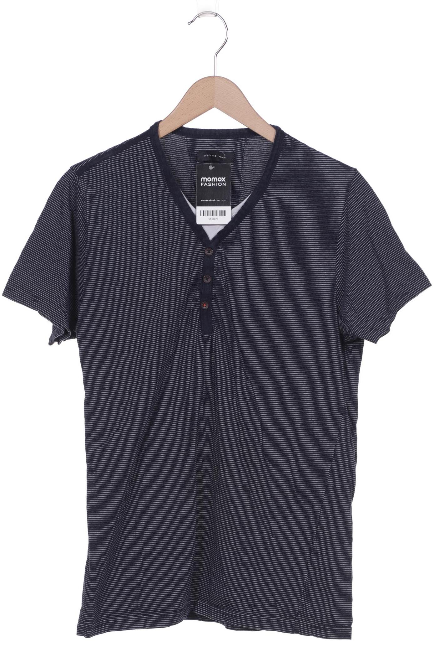 

SELECTED Herren T-Shirt, marineblau