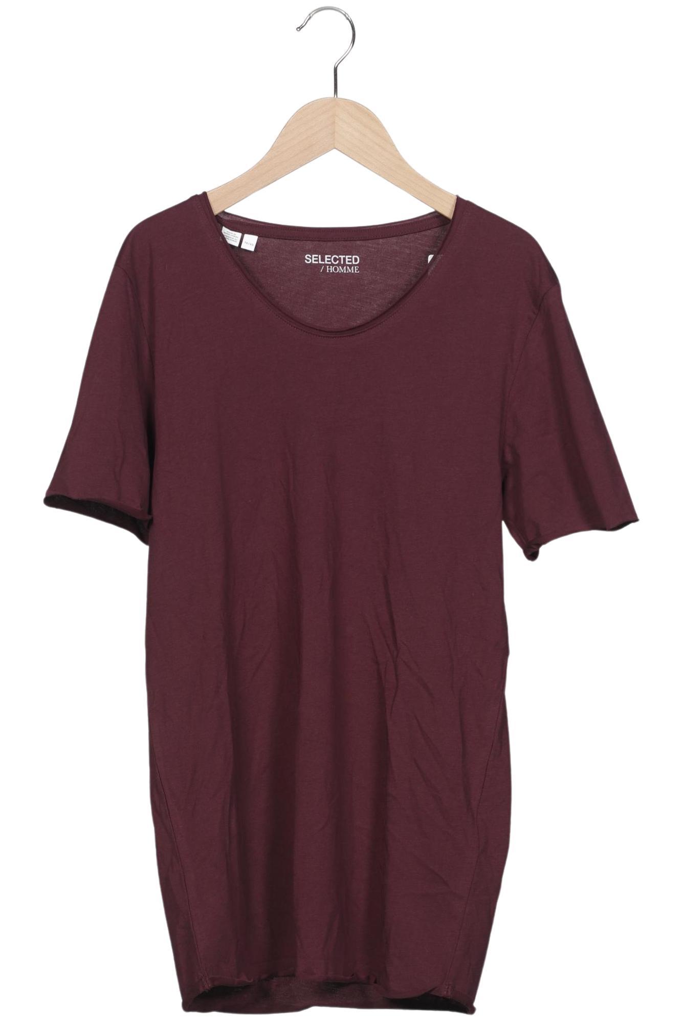 

Selected Herren T-Shirt, bordeaux, Gr. 44