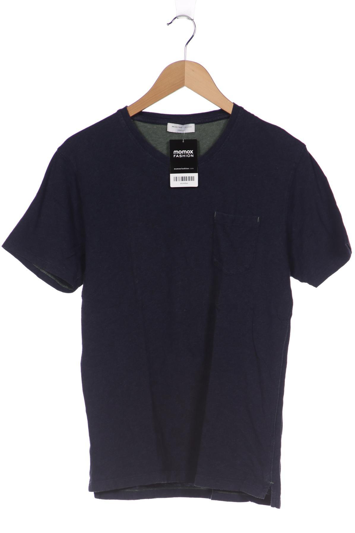 

SELECTED Herren T-Shirt, marineblau