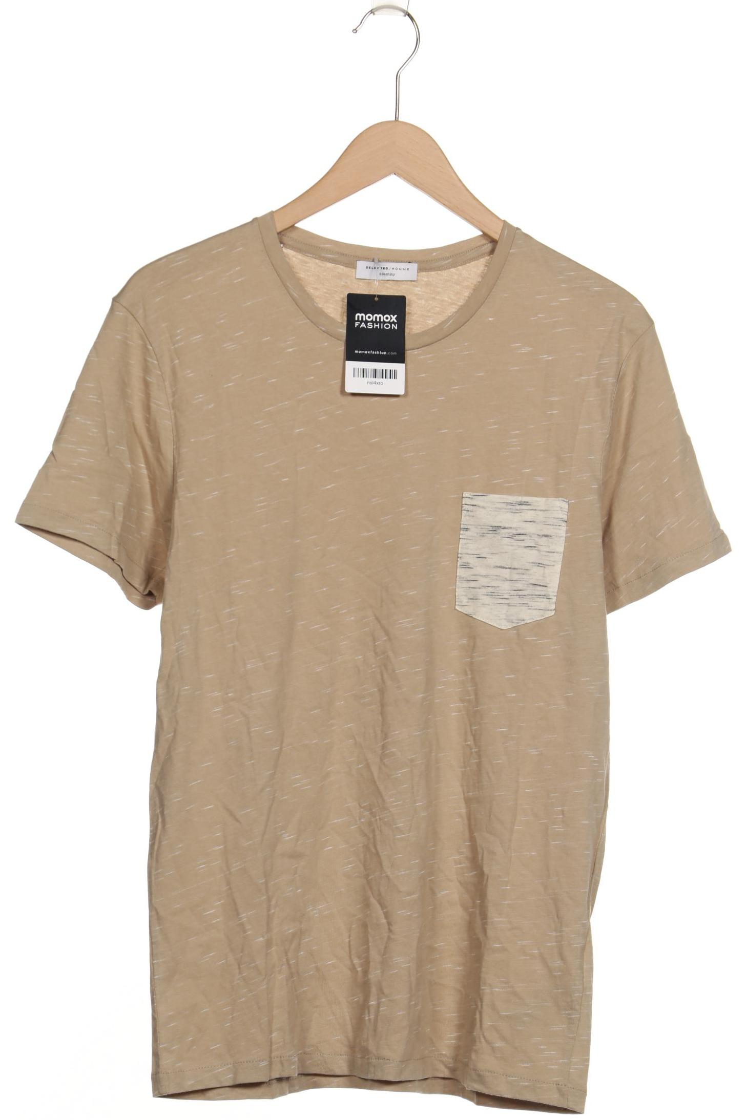 

Selected Herren T-Shirt, beige, Gr. 52