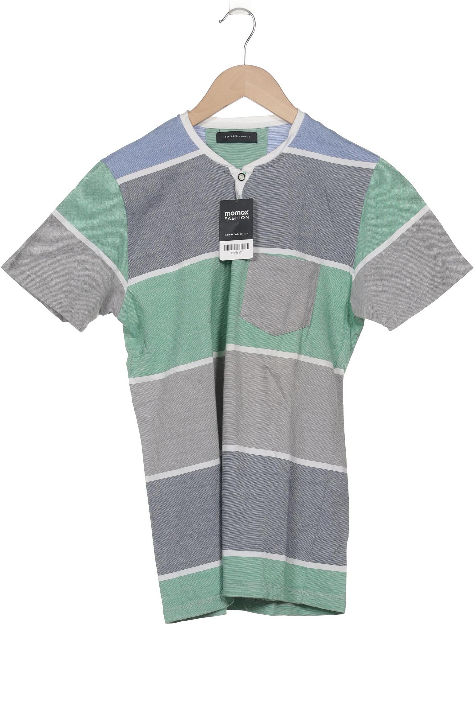 

Selected Herren T-Shirt, grau, Gr. 48