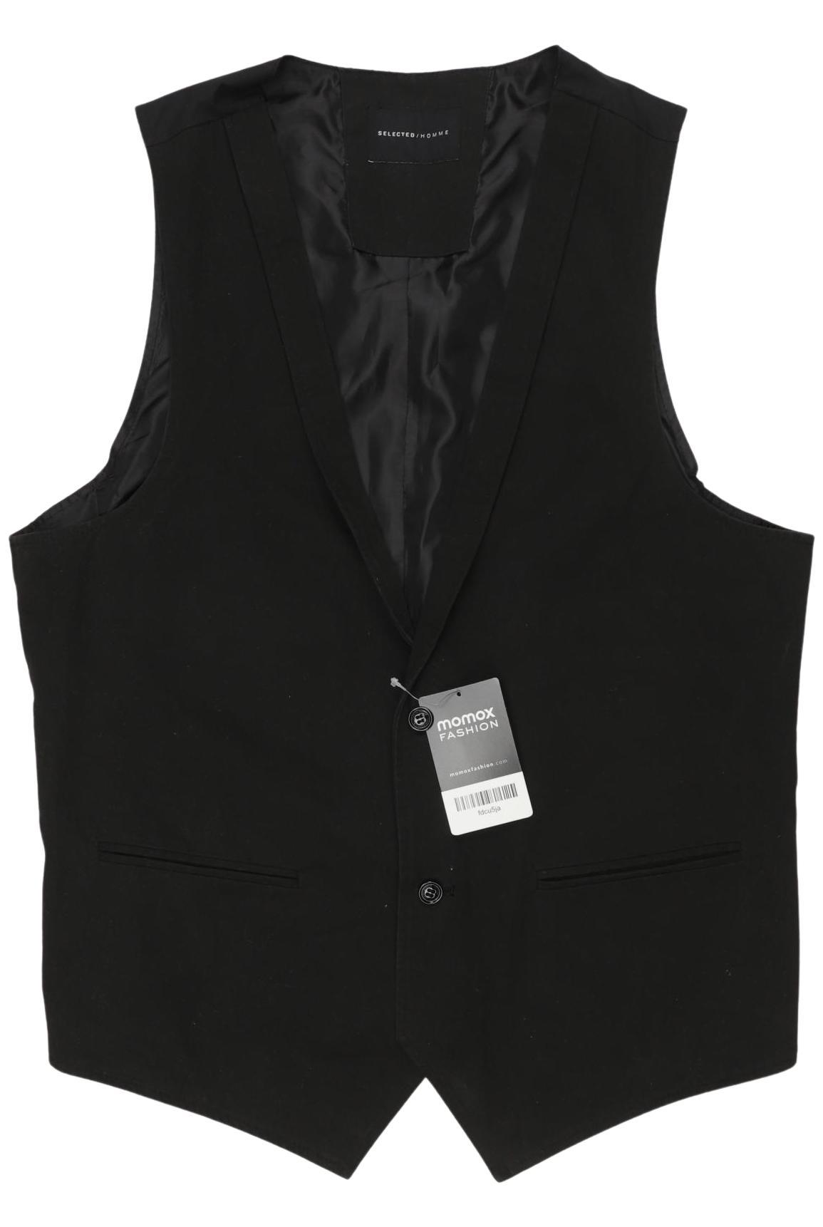 

Selected Herren Weste, schwarz, Gr. 48