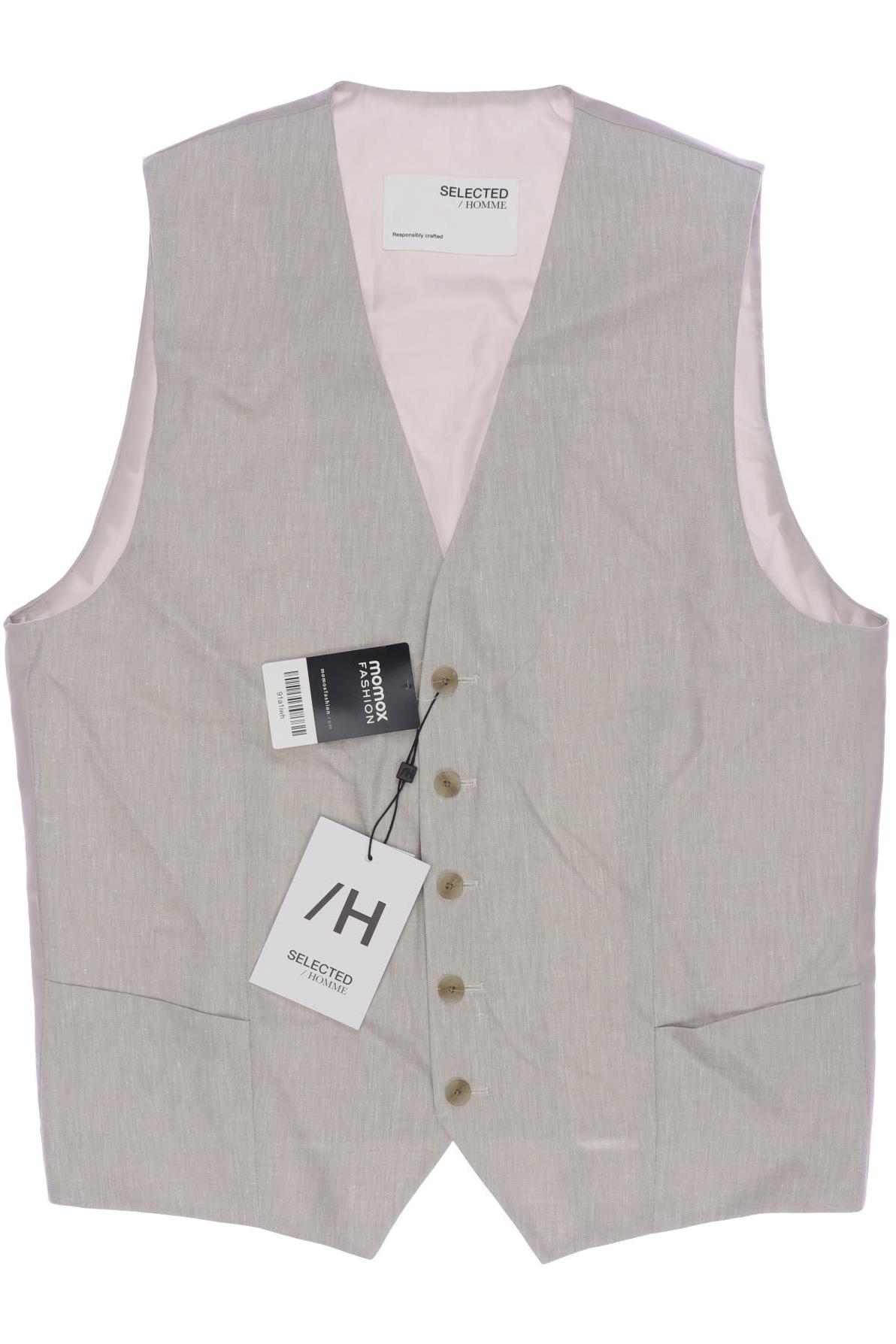 

Selected Herren Weste, beige, Gr. 50