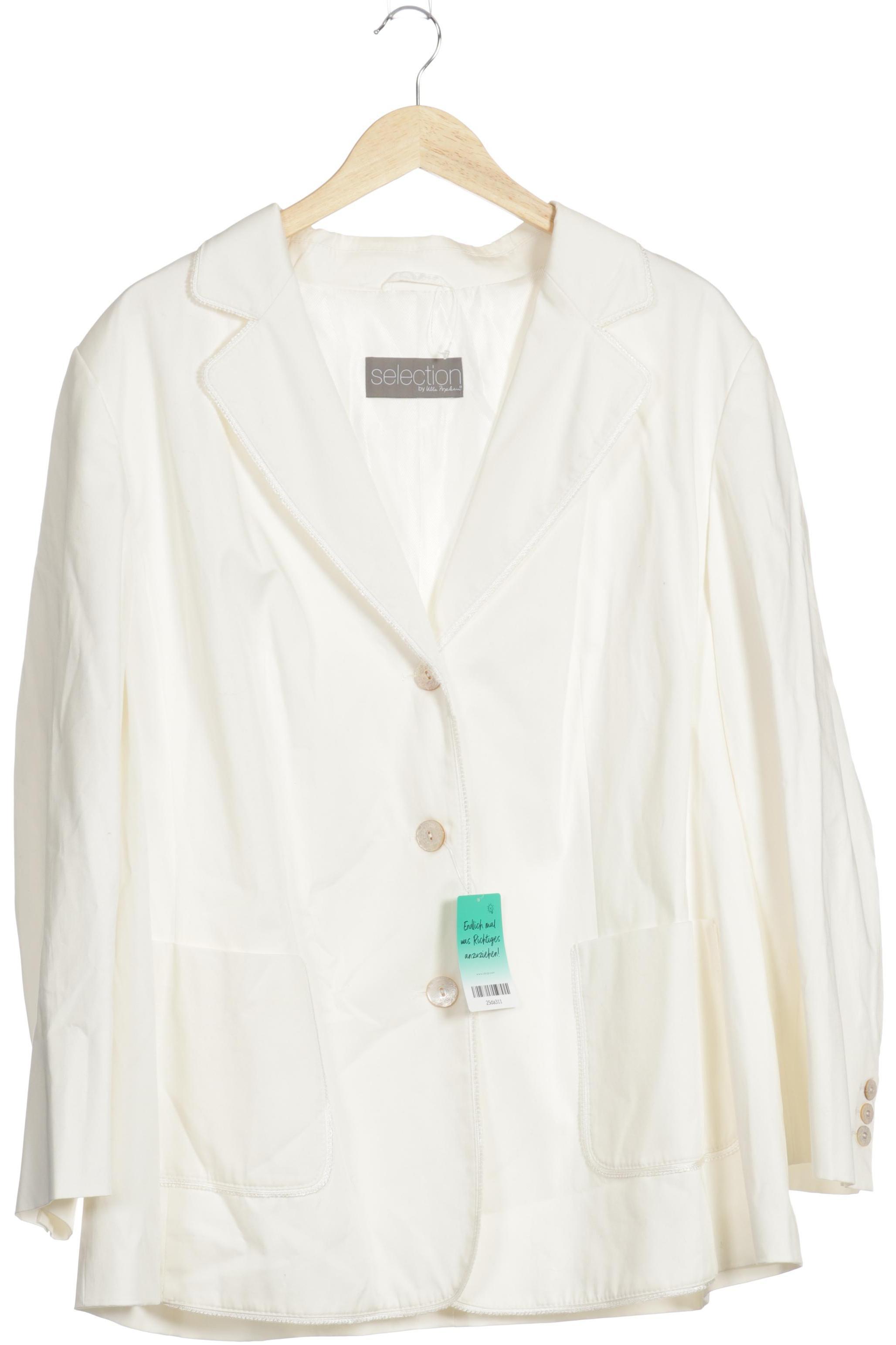 

Selection by Ulla Popken Damen Blazer, weiß, Gr. 52