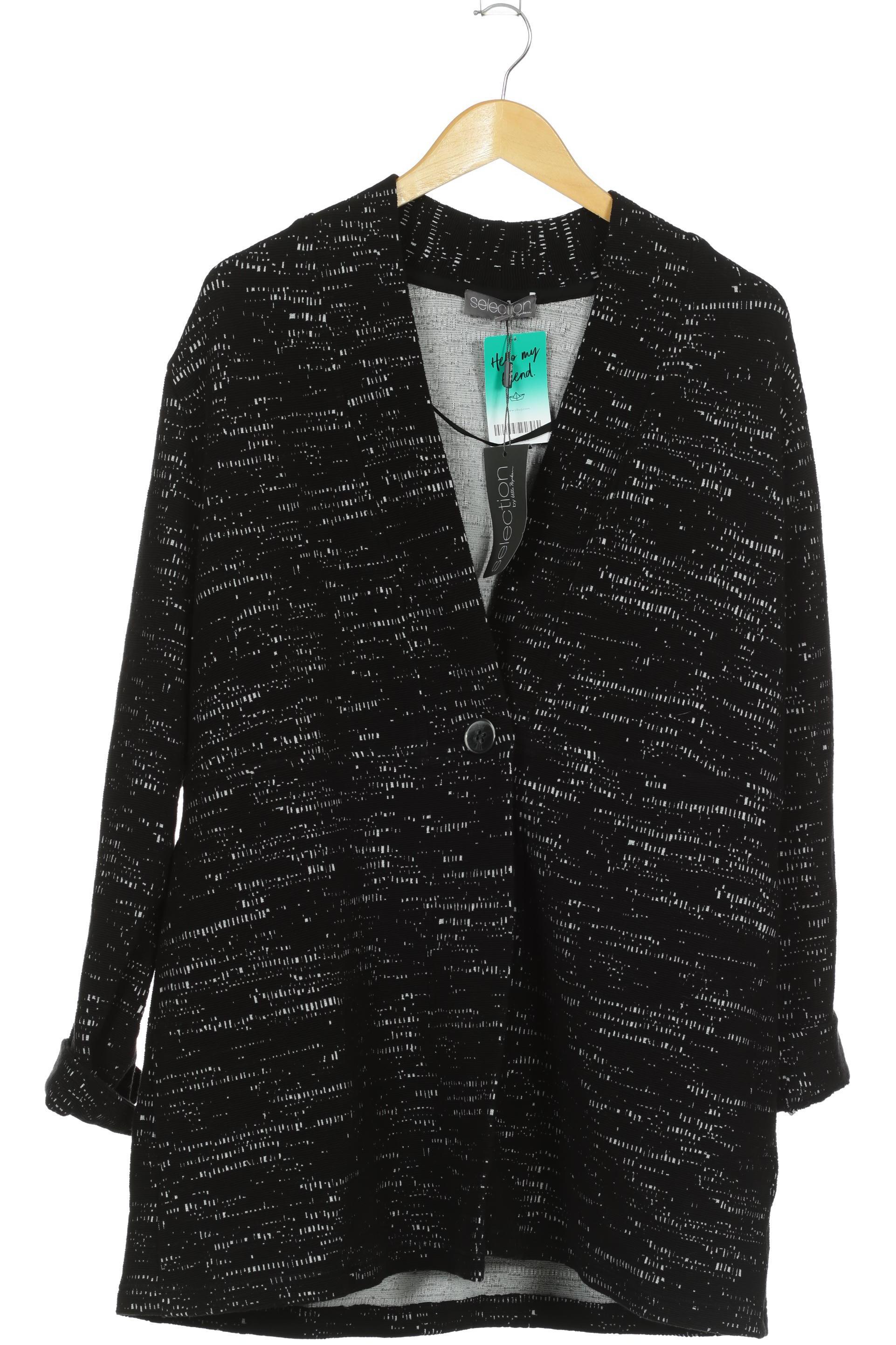

Selection by Ulla Popken Damen Blazer, schwarz, Gr. 42