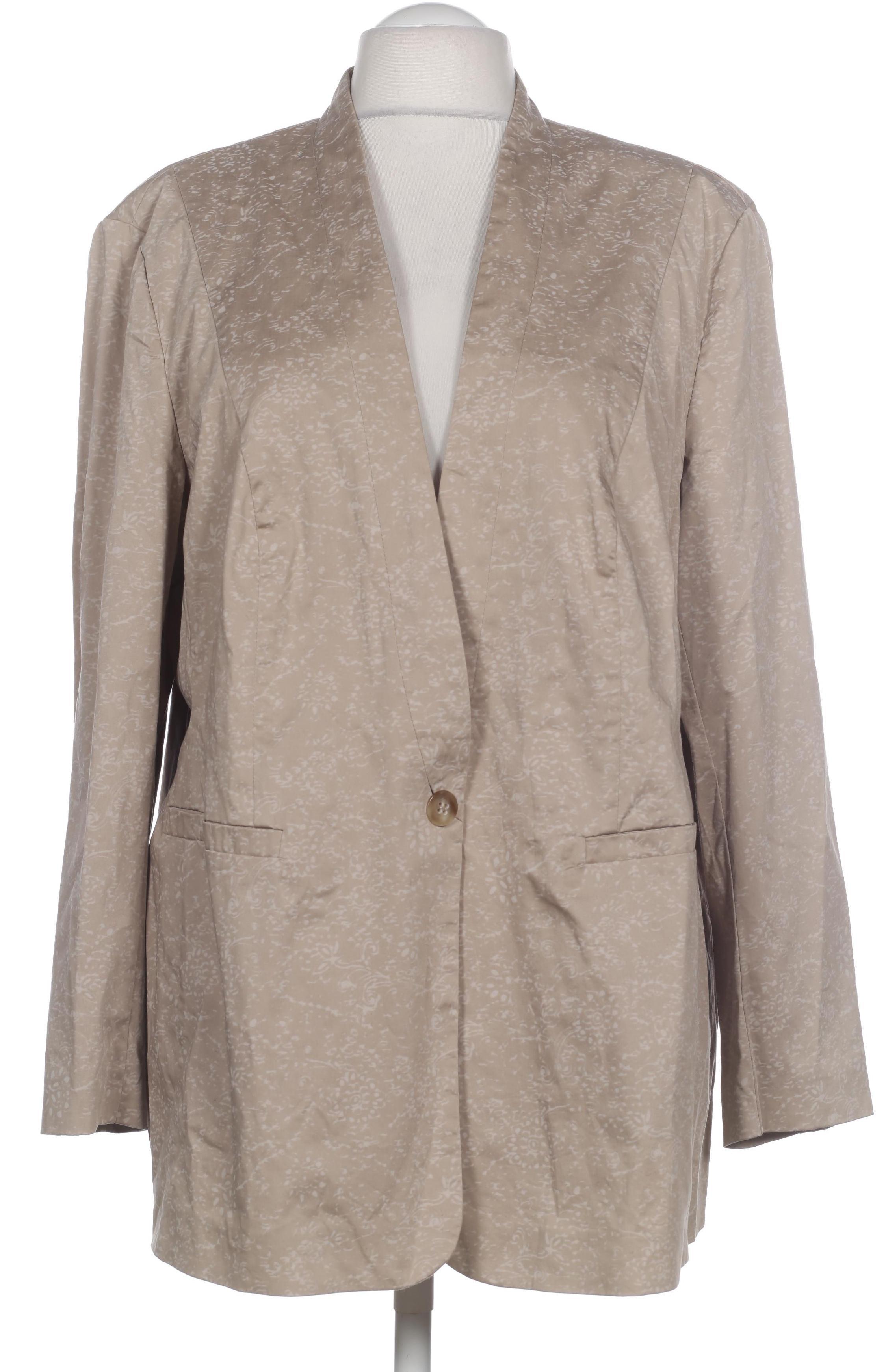 

Selection by Ulla Popken Damen Blazer, beige, Gr. 52