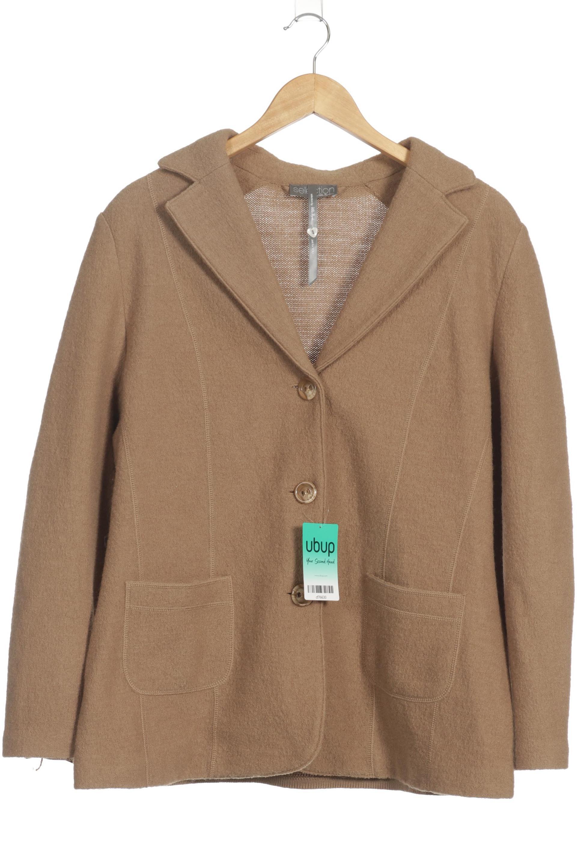 

Selection by Ulla Popken Damen Blazer, beige, Gr. 42