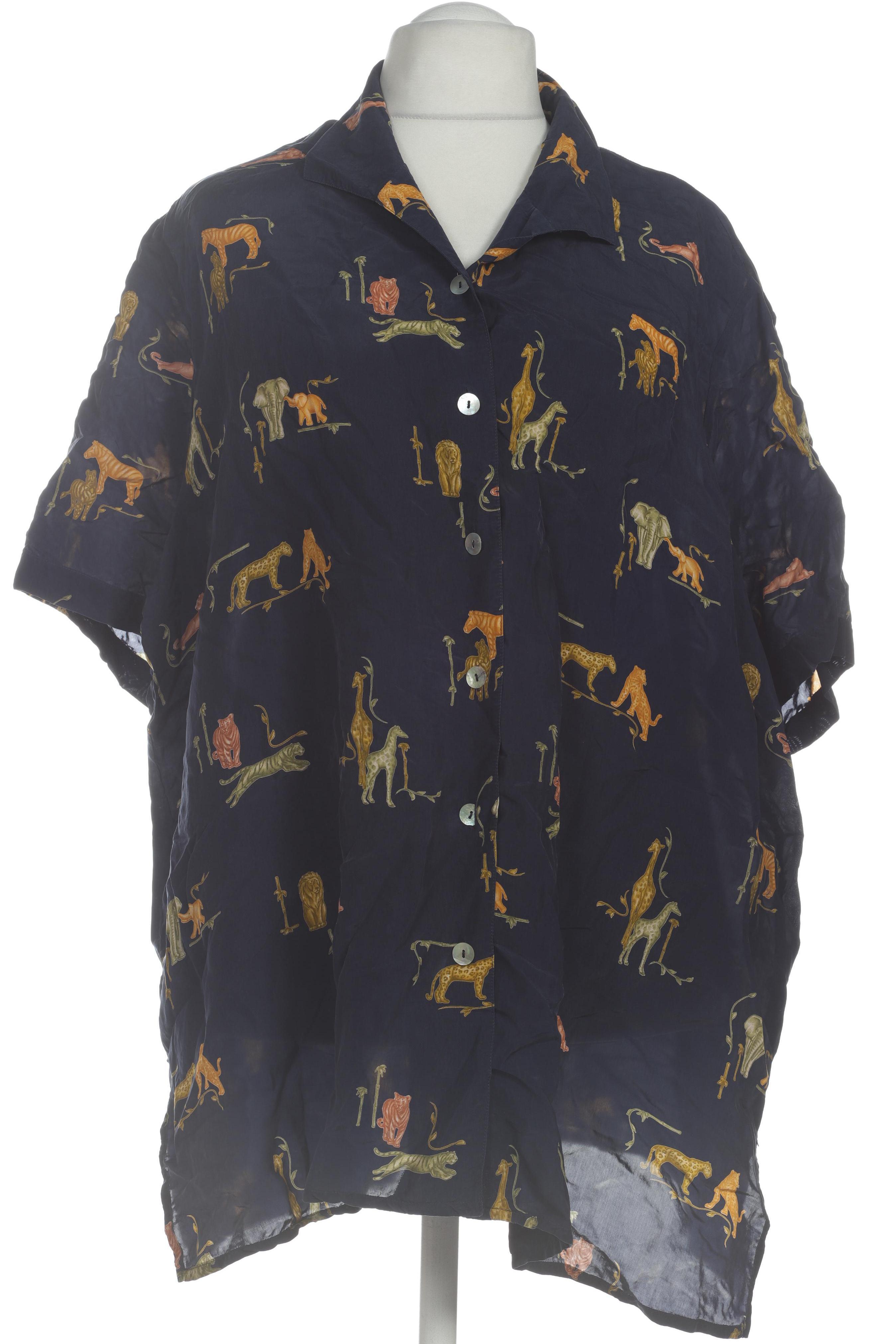 

Selection by Ulla Popken Damen Bluse, blau, Gr. 54