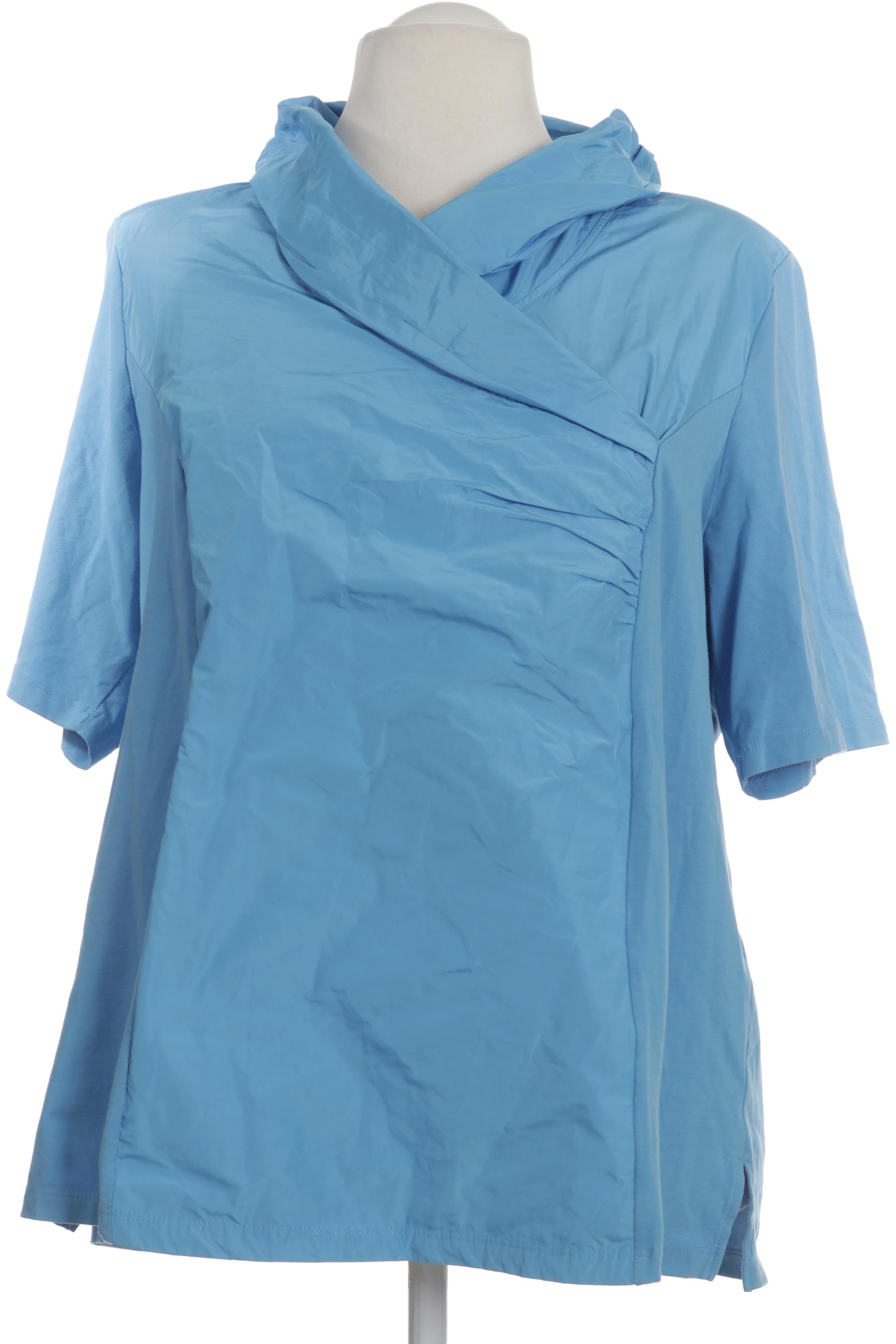 

Selection by Ulla Popken Damen Bluse, blau, Gr. 50