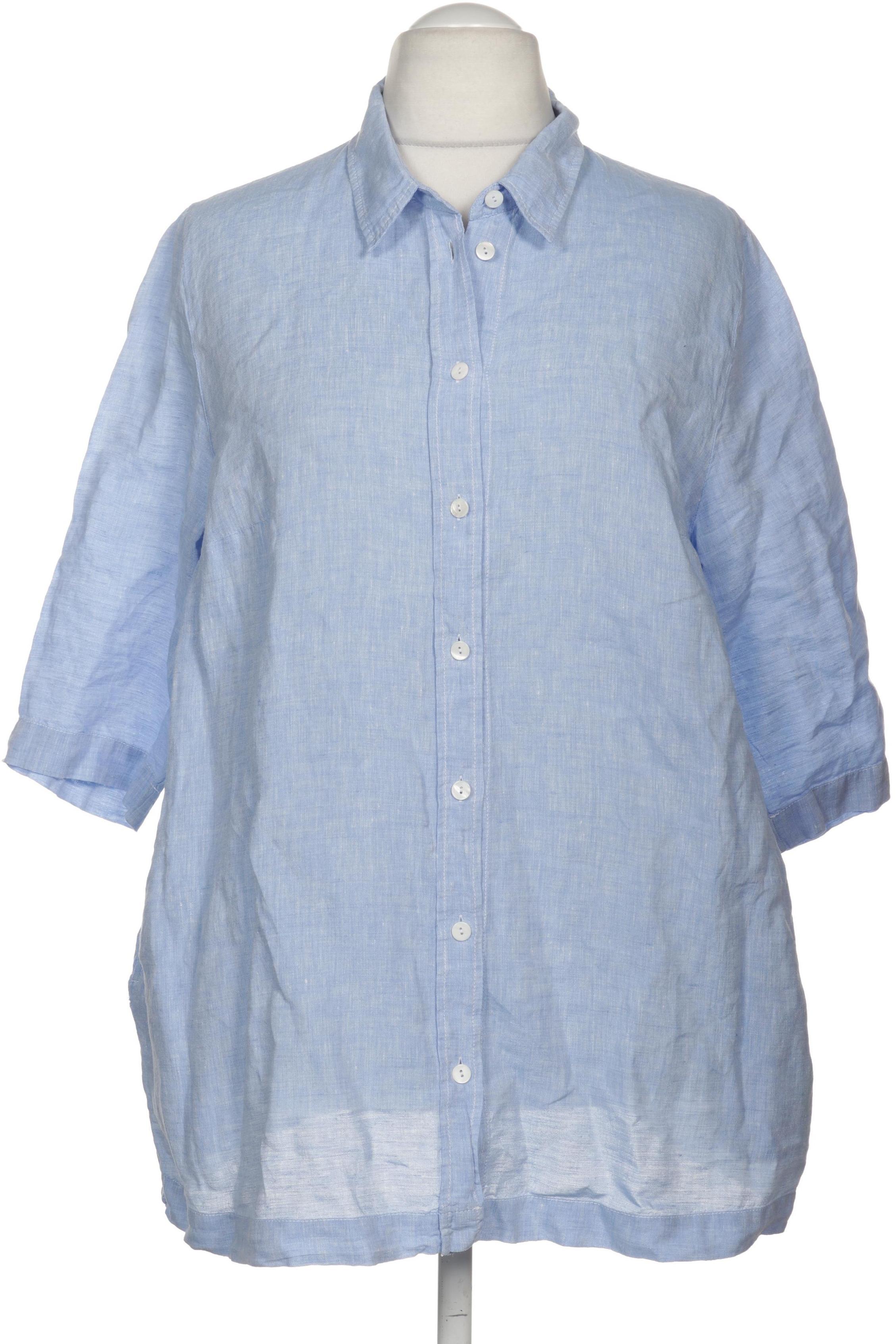 

Selection by Ulla Popken Damen Bluse, blau, Gr. 46