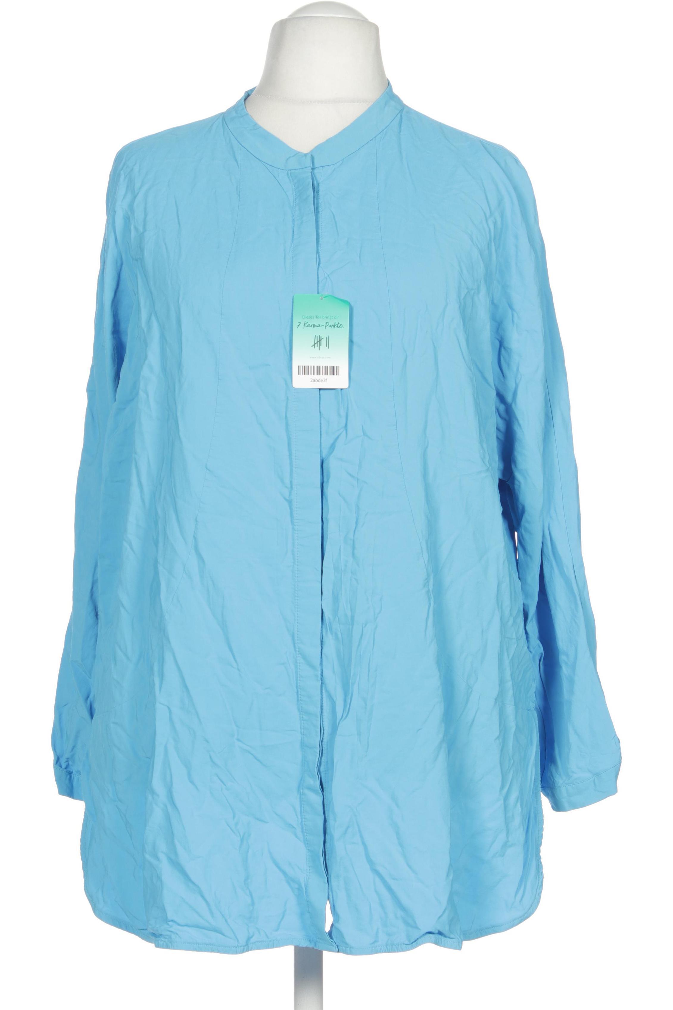 

Selection by Ulla Popken Damen Bluse, blau, Gr. 54
