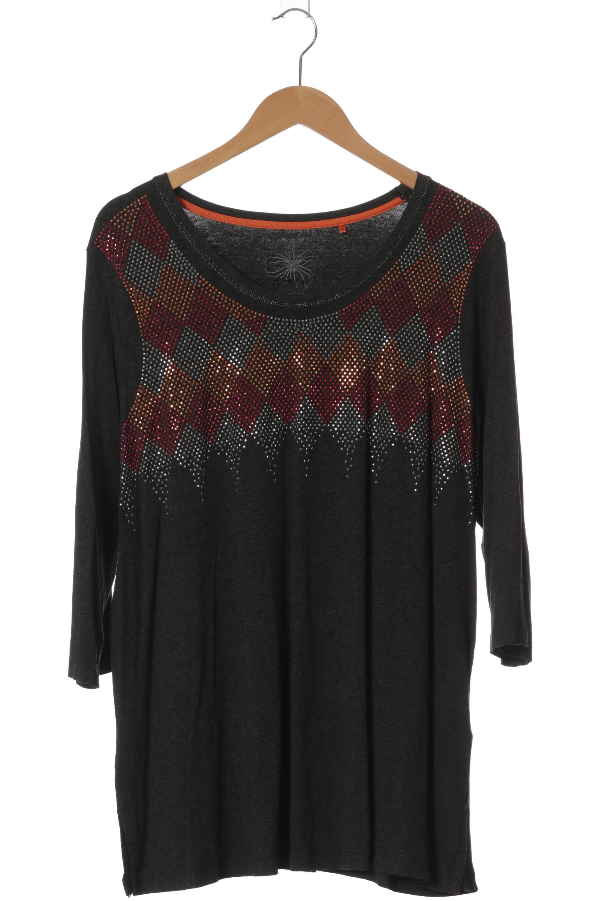 

Selection by Ulla Popken Damen Bluse, grau, Gr. 46