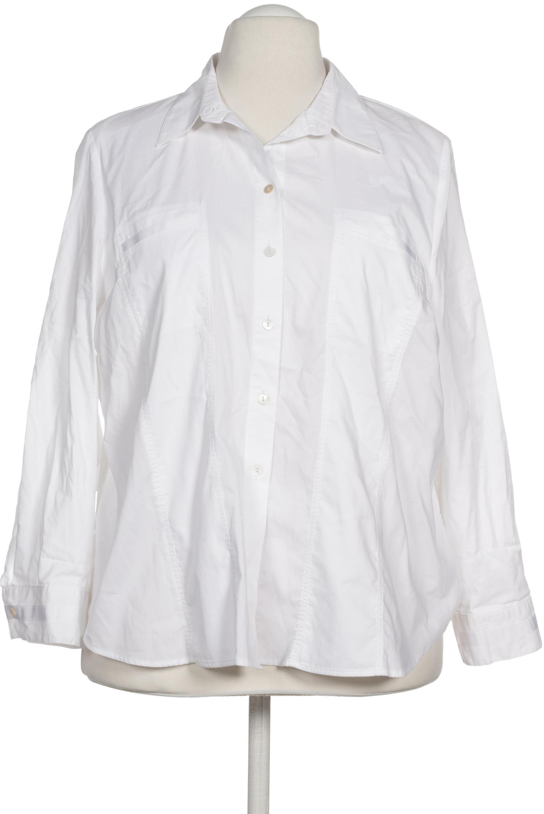 

Selection by Ulla Popken Damen Bluse, weiß, Gr. 46