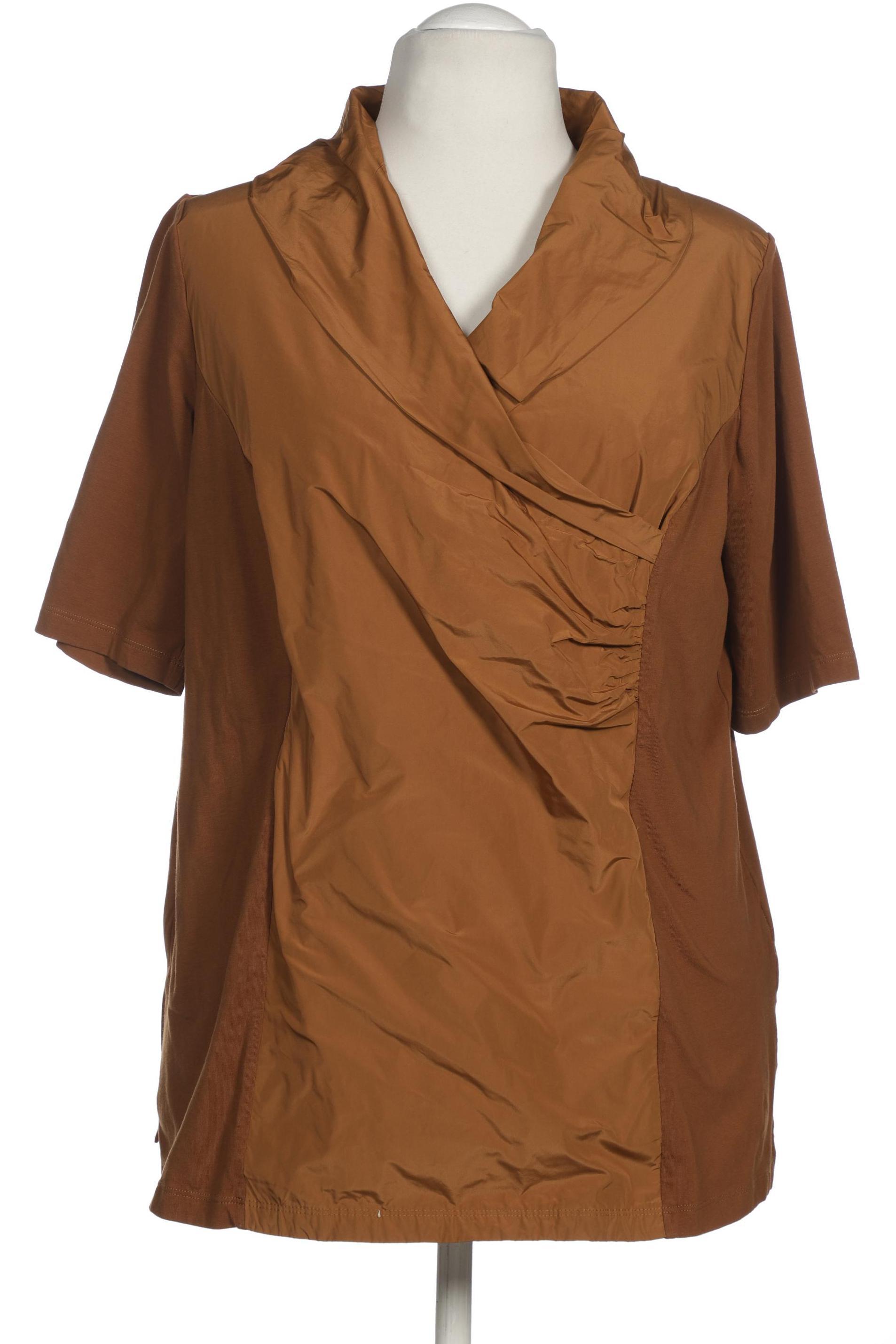 

Selection by Ulla Popken Damen Bluse, braun, Gr. 46