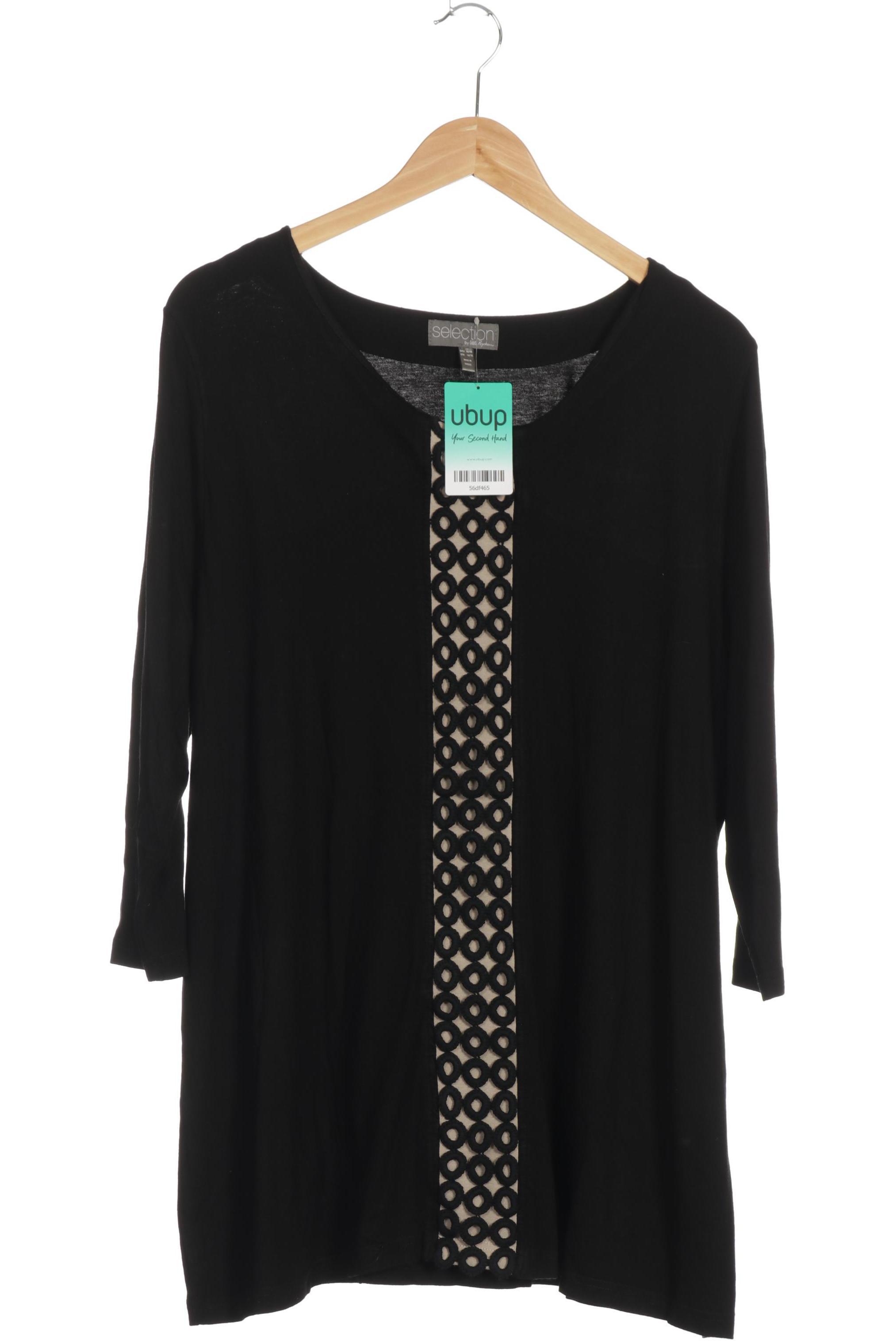 

Selection by Ulla Popken Damen Bluse, schwarz, Gr. 46