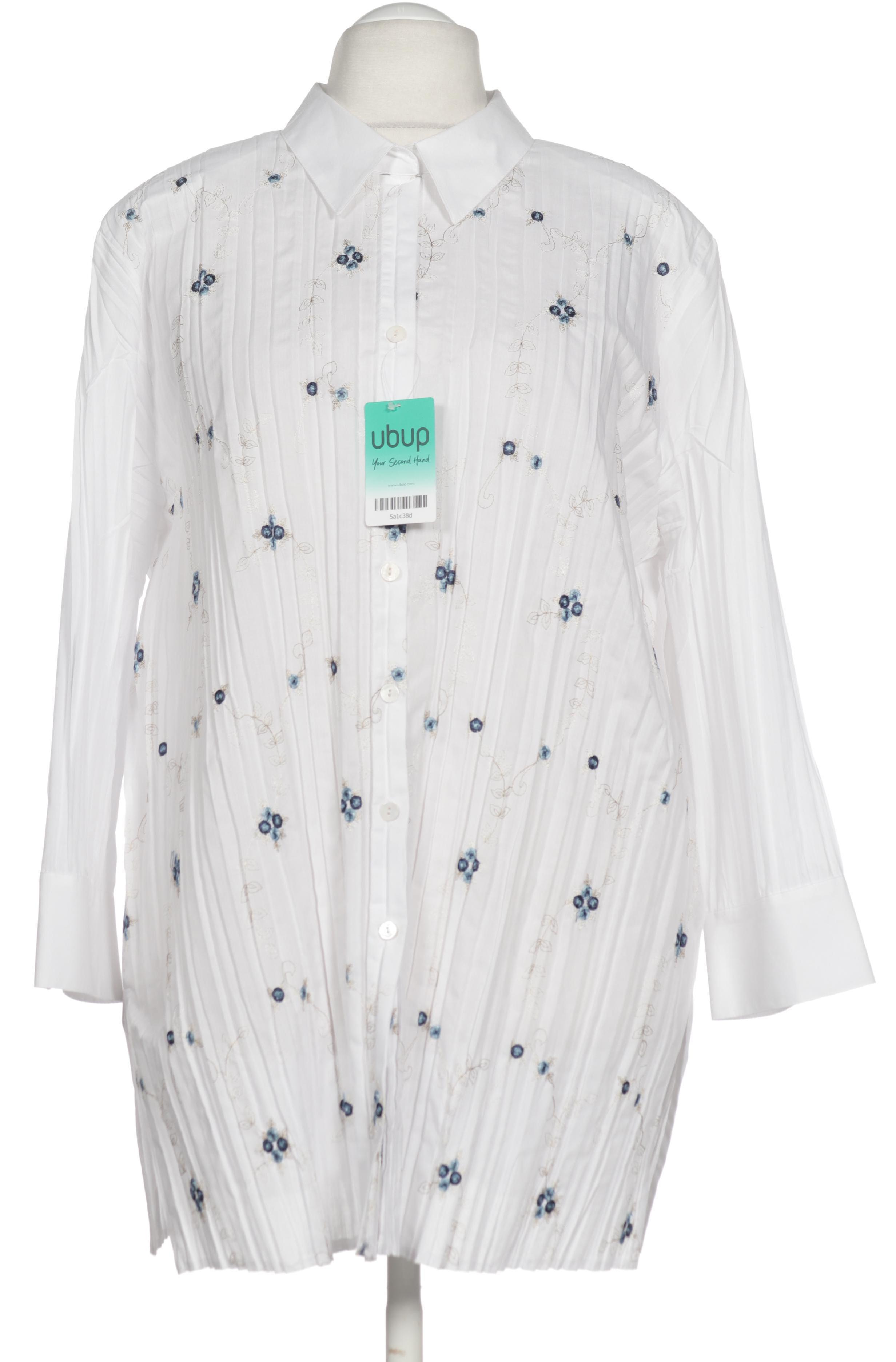 

Selection by Ulla Popken Damen Bluse, weiß, Gr. 50