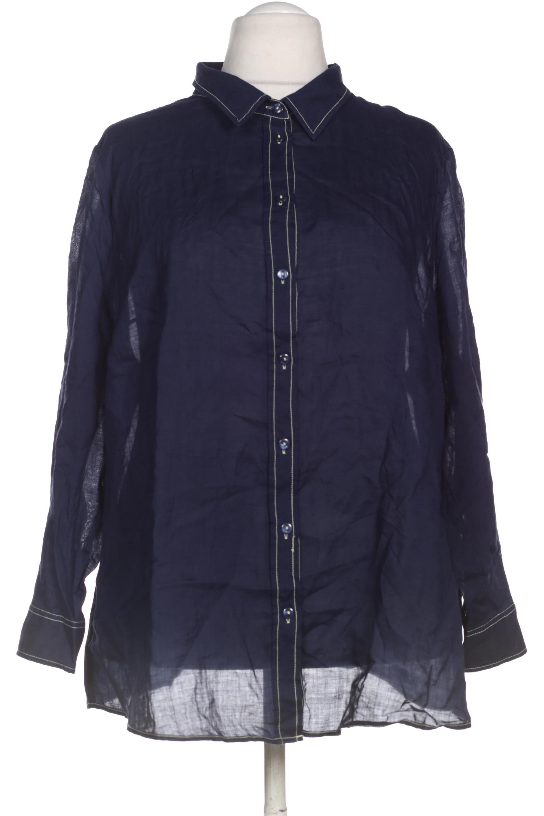 

Selection by Ulla Popken Damen Bluse, blau, Gr. 50