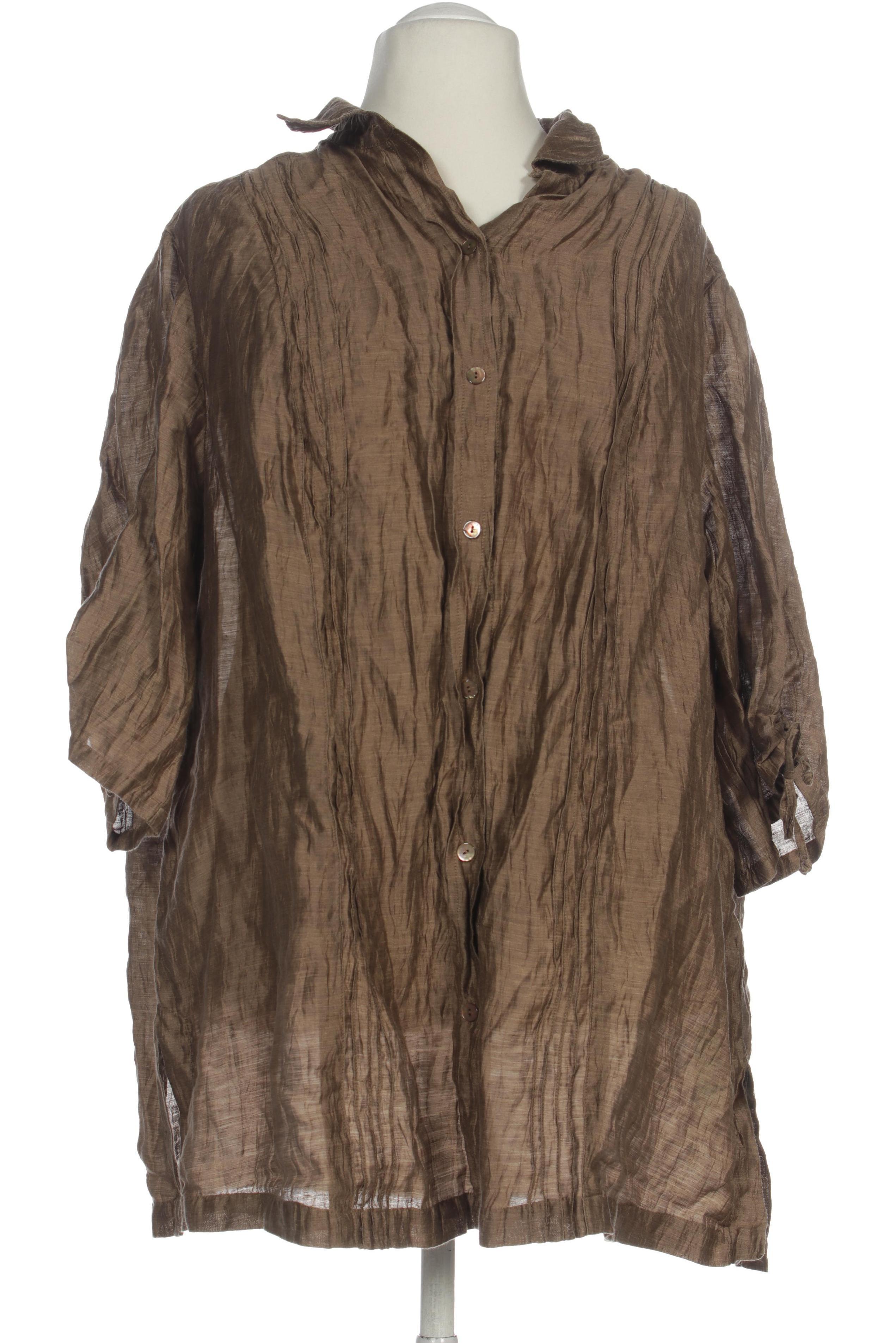 

Selection by Ulla Popken Damen Bluse, braun, Gr. 54