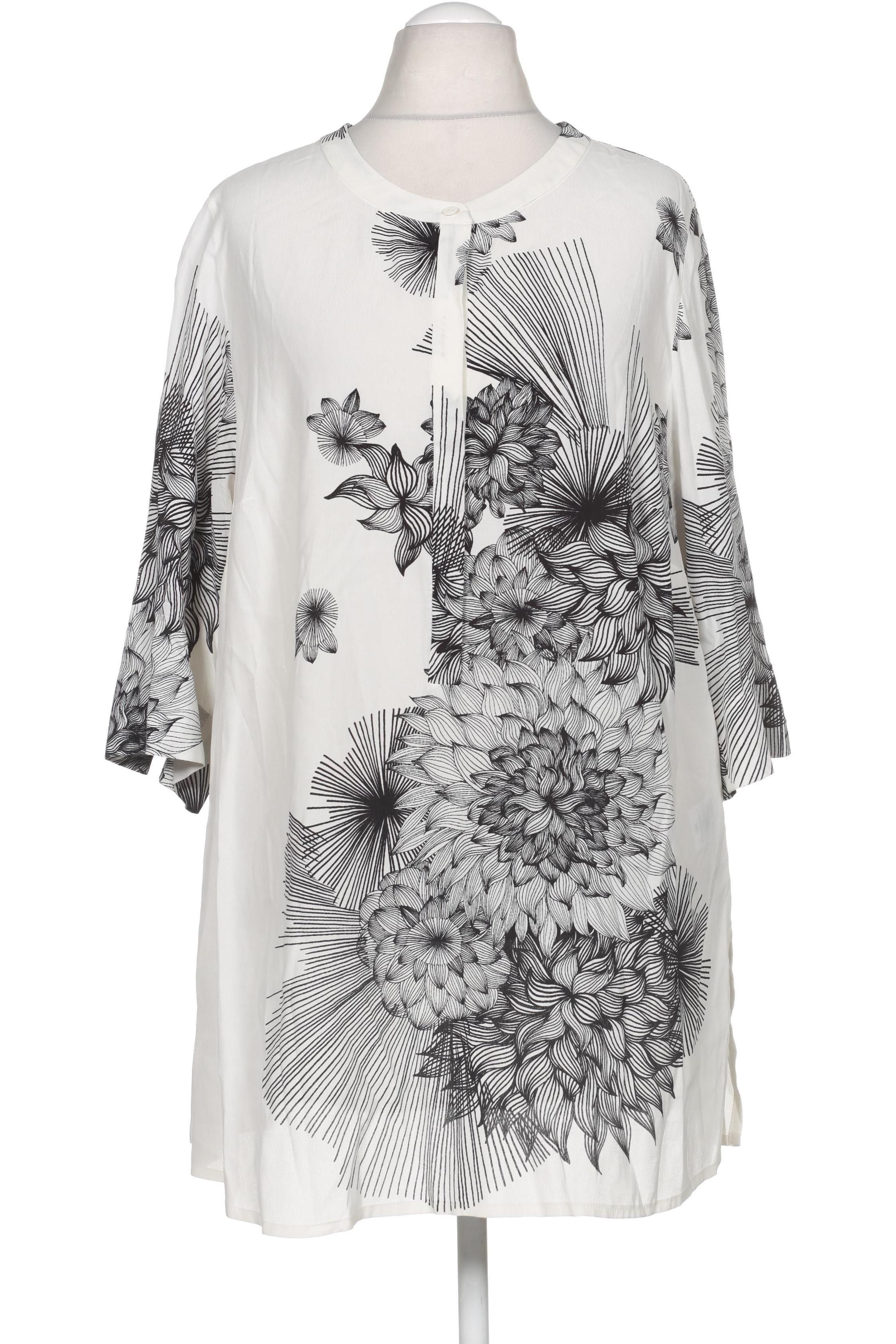 

Selection by Ulla Popken Damen Bluse, weiß, Gr. 50