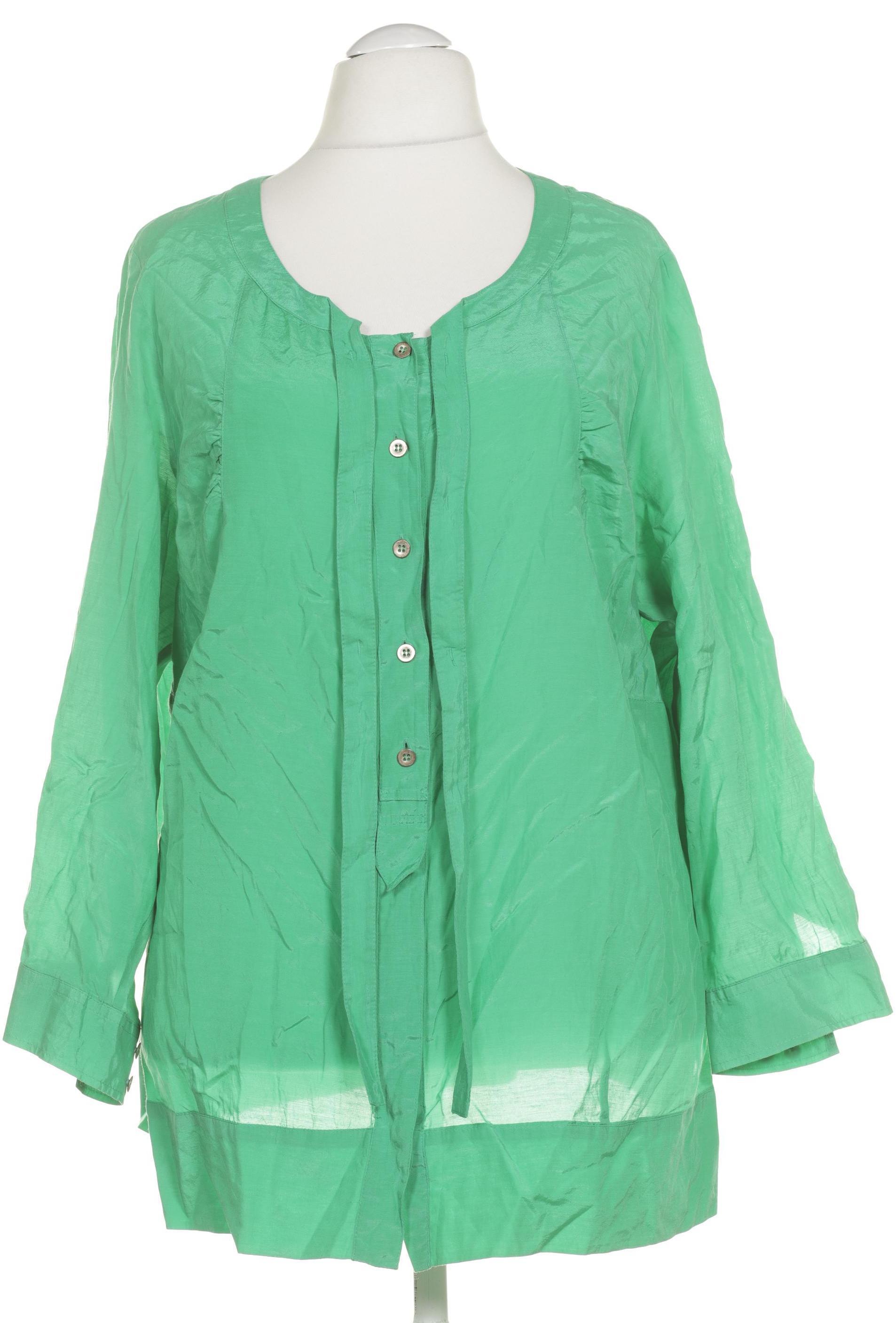 

Selection by Ulla Popken Damen Bluse, grün, Gr. 54