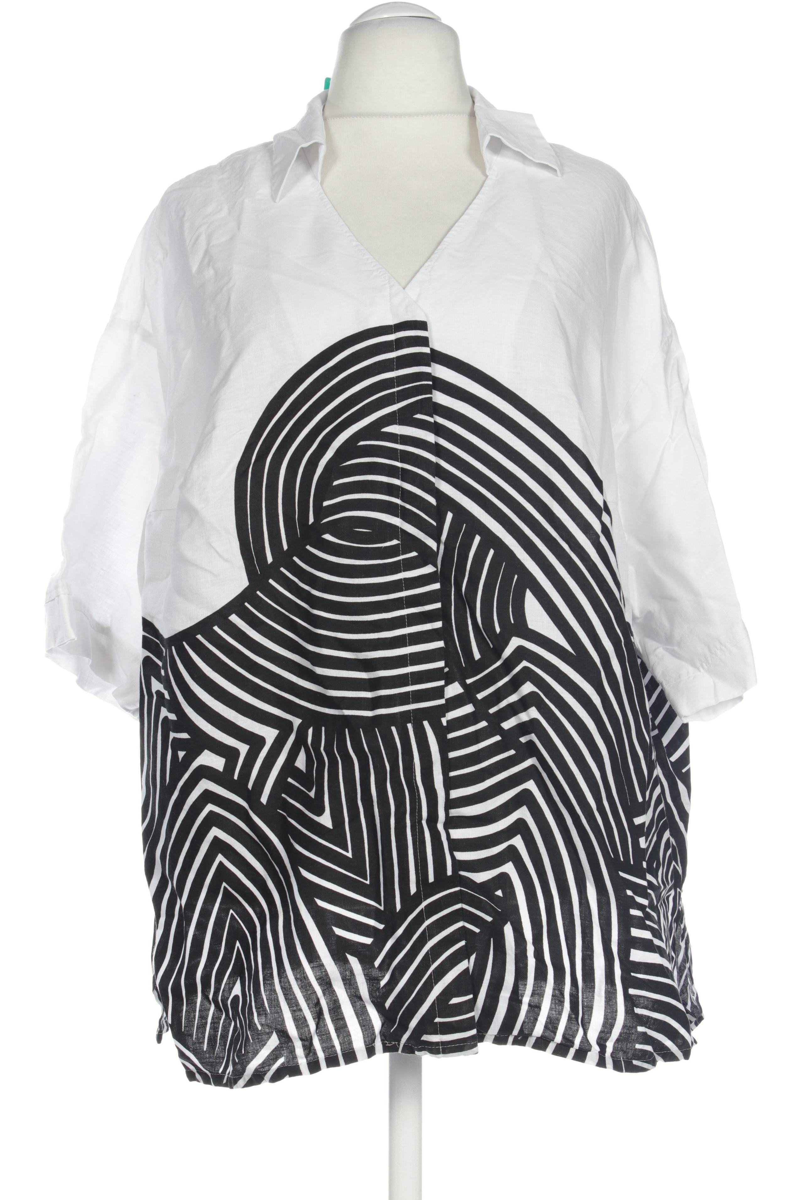 

Selection by Ulla Popken Damen Bluse, weiß, Gr. 54