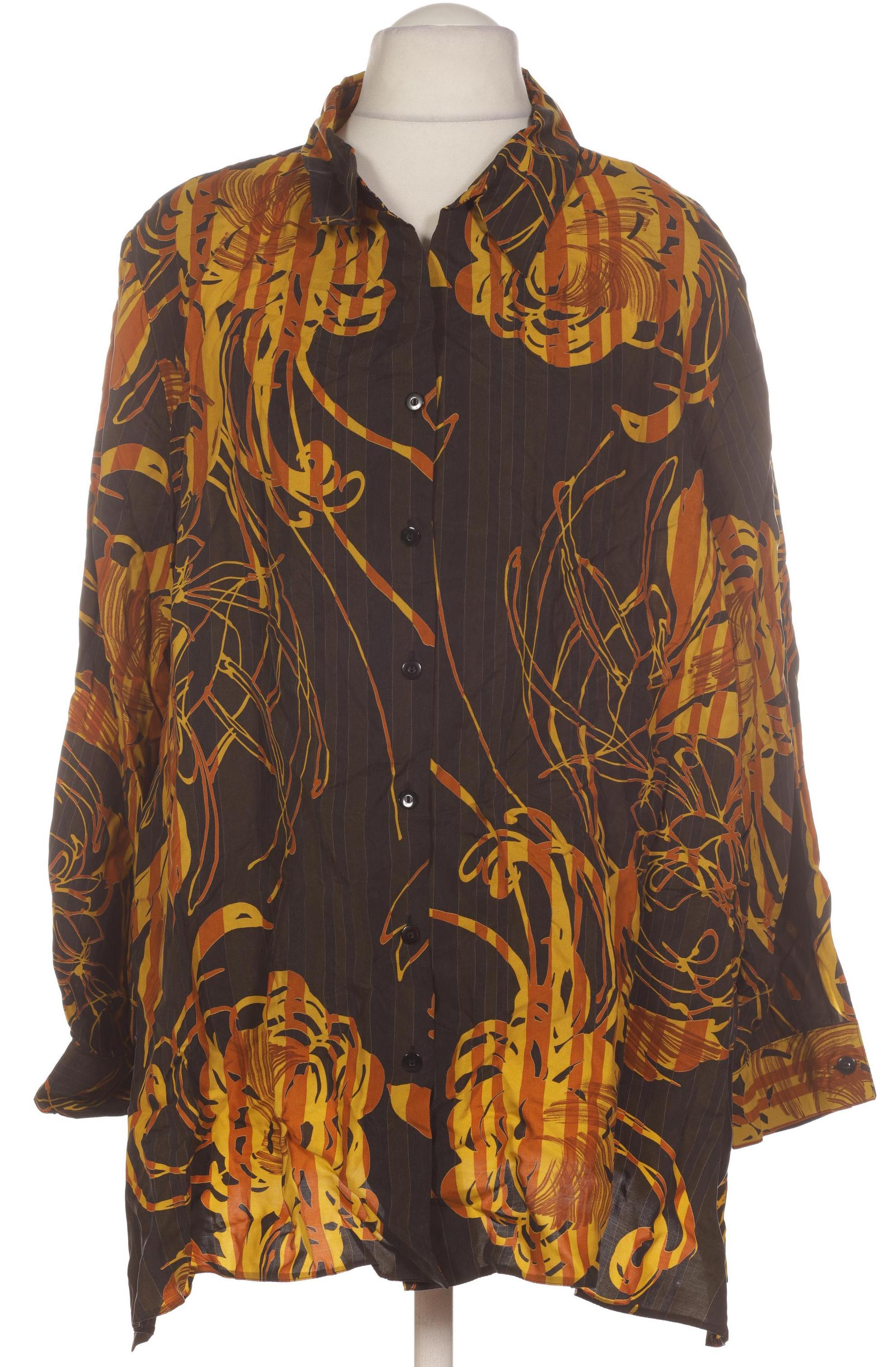 

Selection by Ulla Popken Damen Bluse, braun, Gr. 54