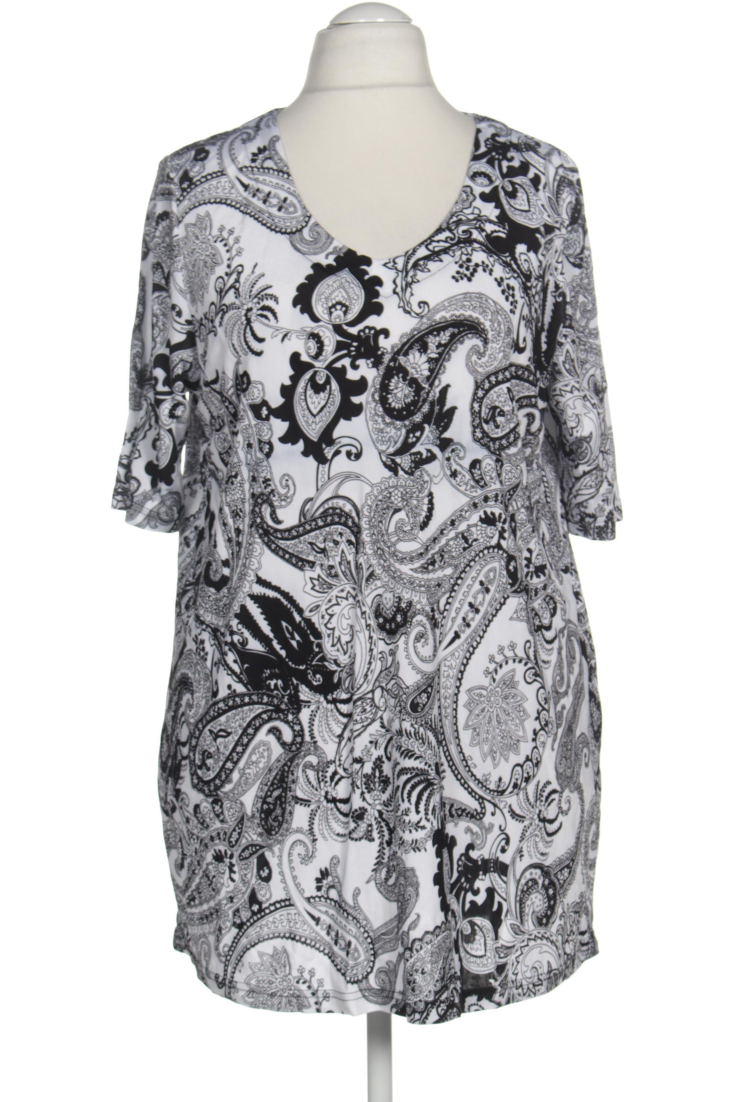 

Selection by Ulla Popken Damen Bluse, weiß, Gr. 46