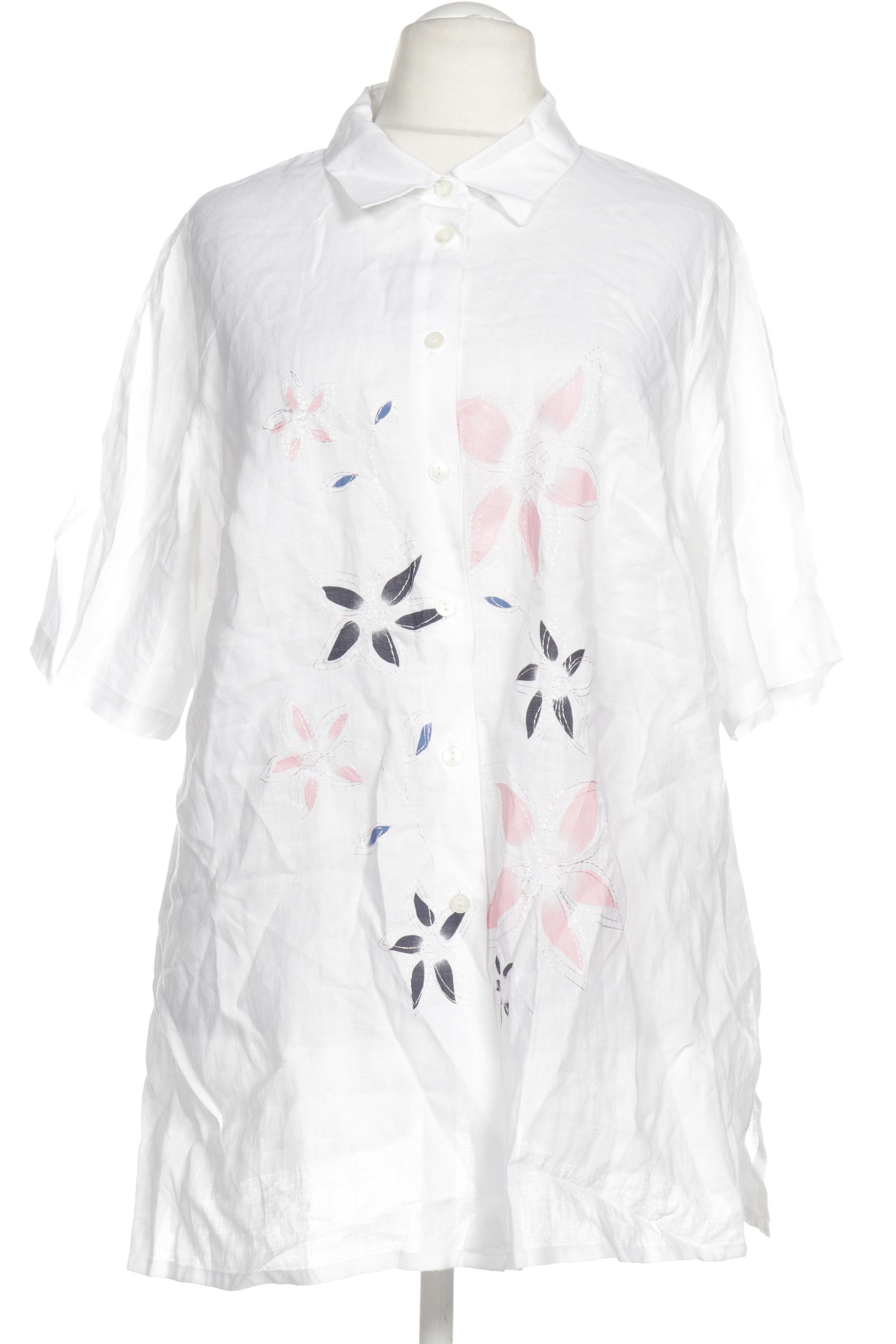 

Selection by Ulla Popken Damen Bluse, weiß, Gr. 50