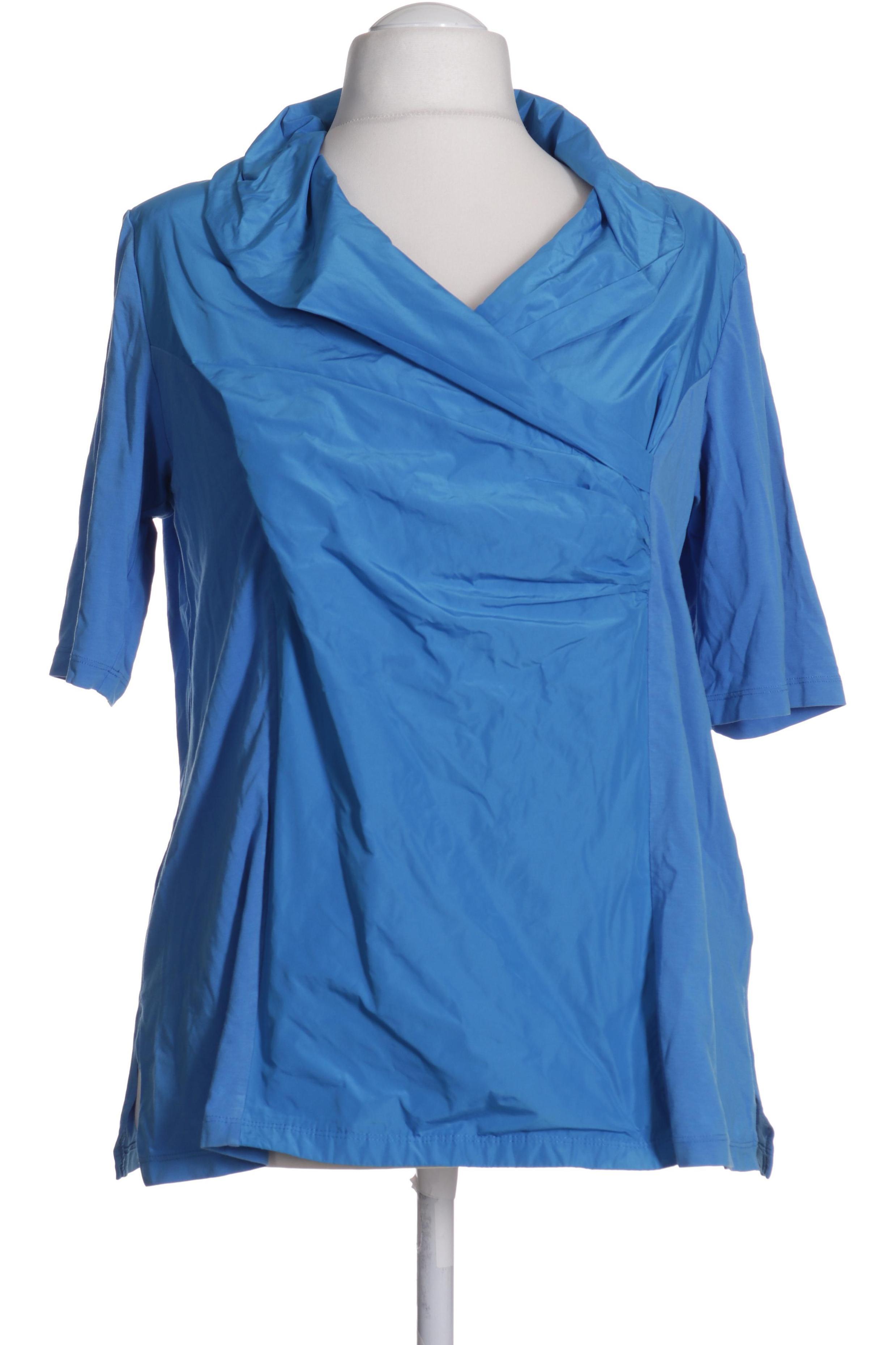 

Selection by Ulla Popken Damen Bluse, blau, Gr. 46