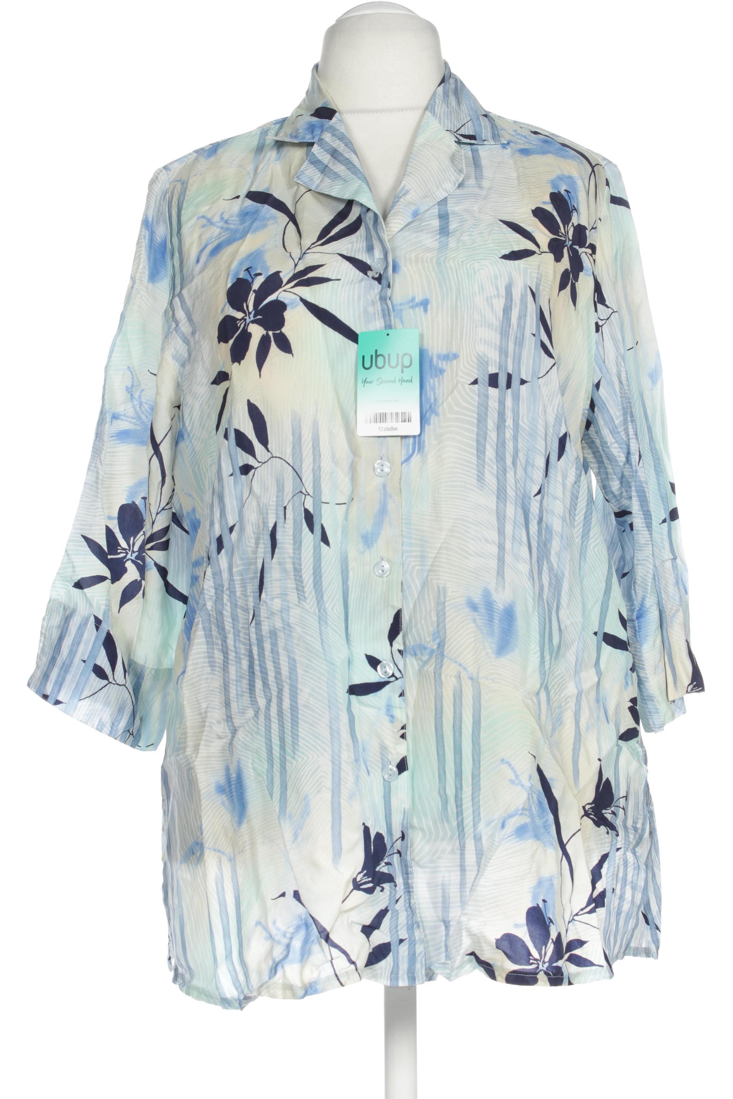 

Selection by Ulla Popken Damen Bluse, blau, Gr. 46
