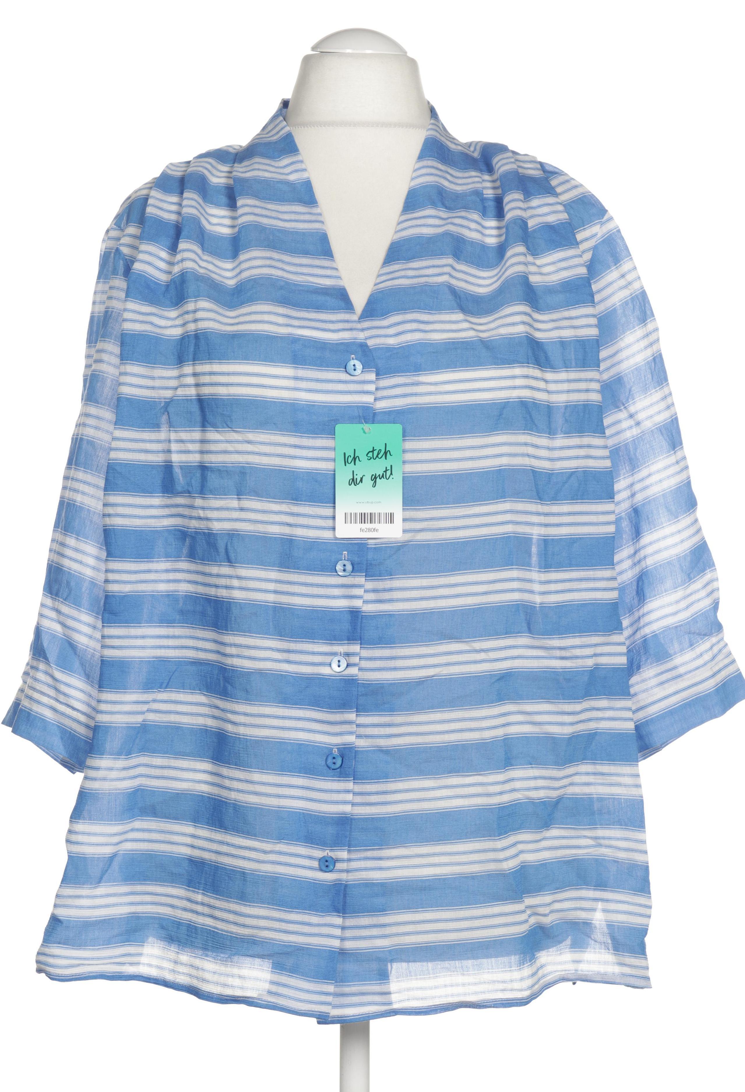 

Selection by Ulla Popken Damen Bluse, blau, Gr. 46