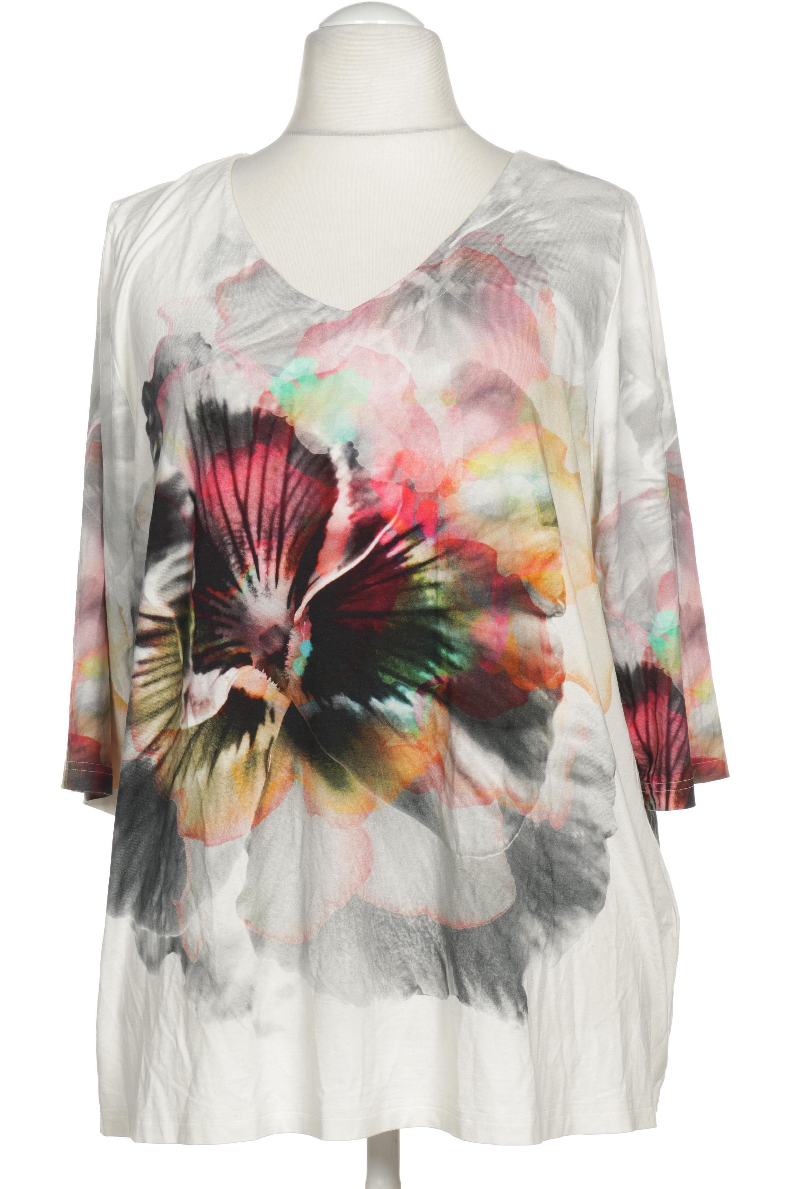 

Selection by Ulla Popken Damen Langarmshirt, weiß, Gr. 50