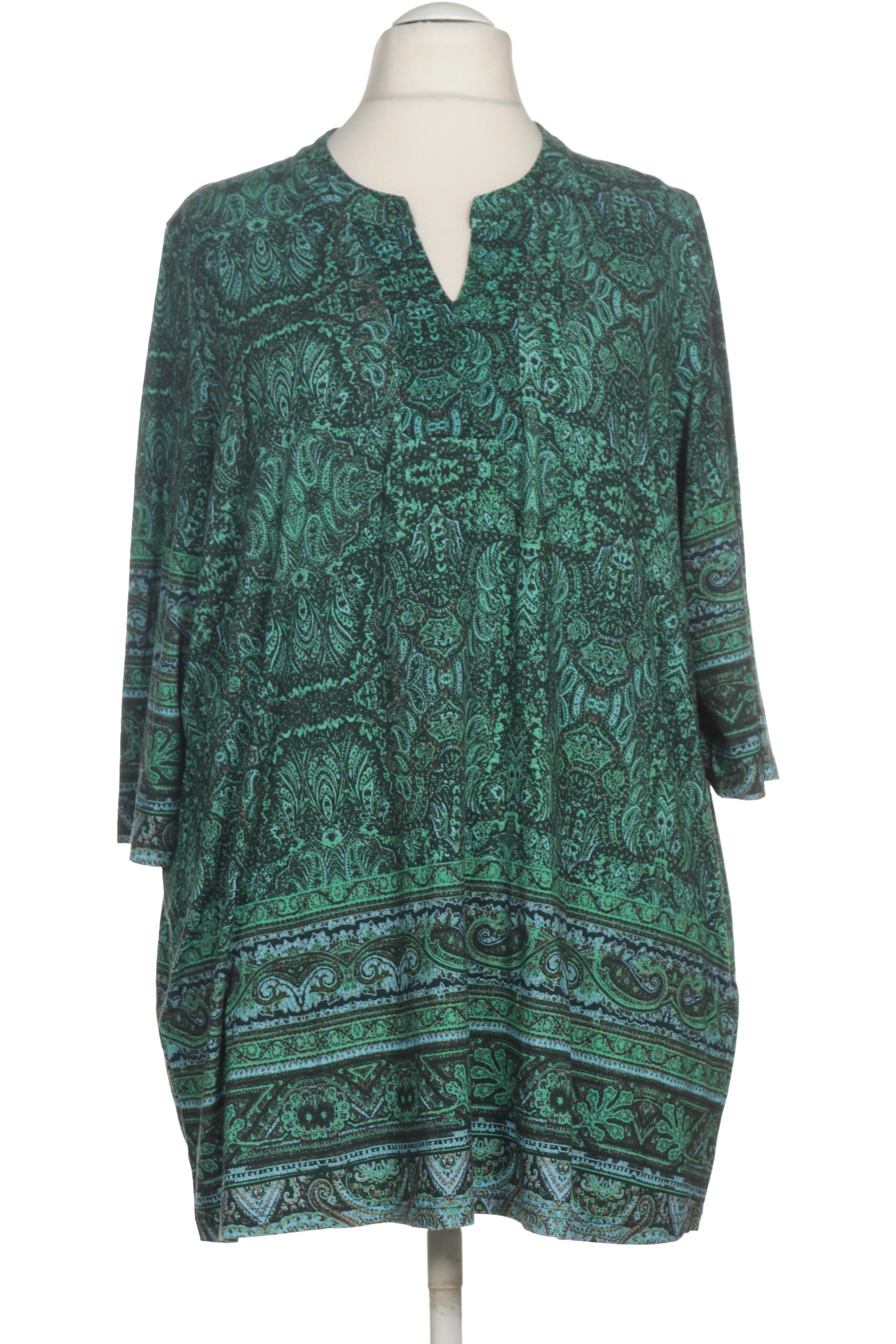 

Selection by Ulla Popken Damen Langarmshirt, grün, Gr. 50