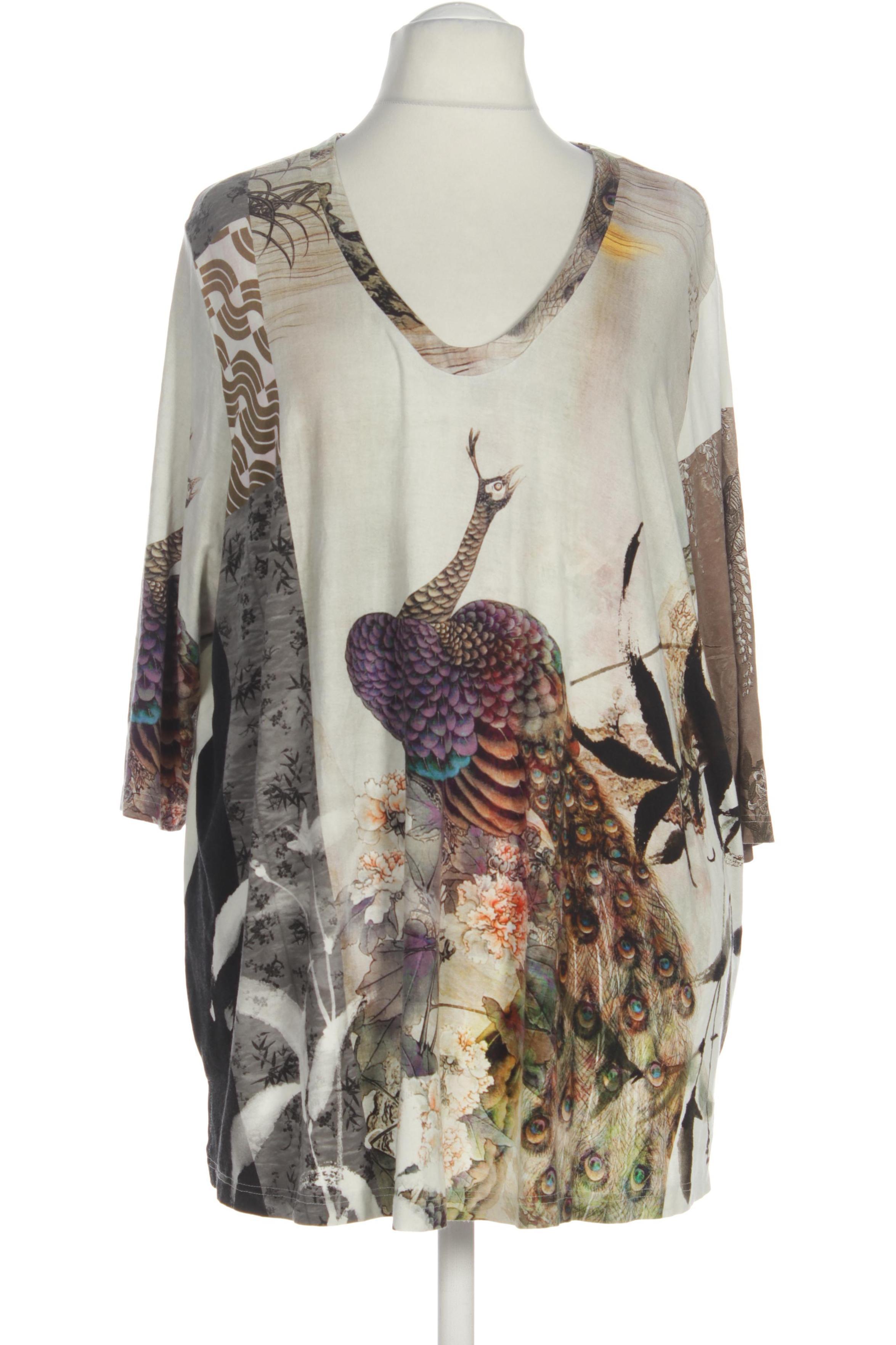 

Selection by Ulla Popken Damen Langarmshirt, beige, Gr. 58