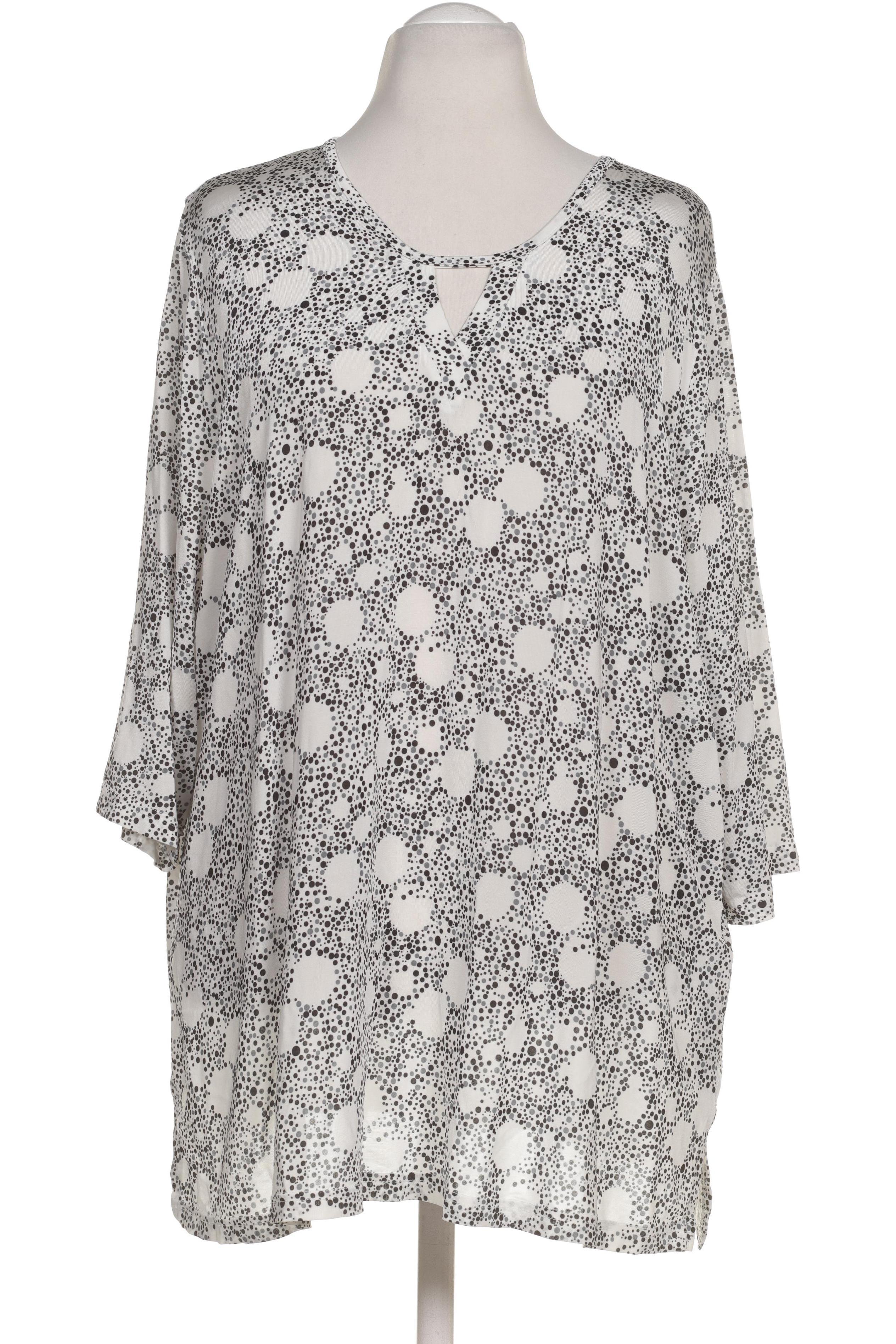 

Selection by Ulla Popken Damen Bluse, weiß, Gr. 54