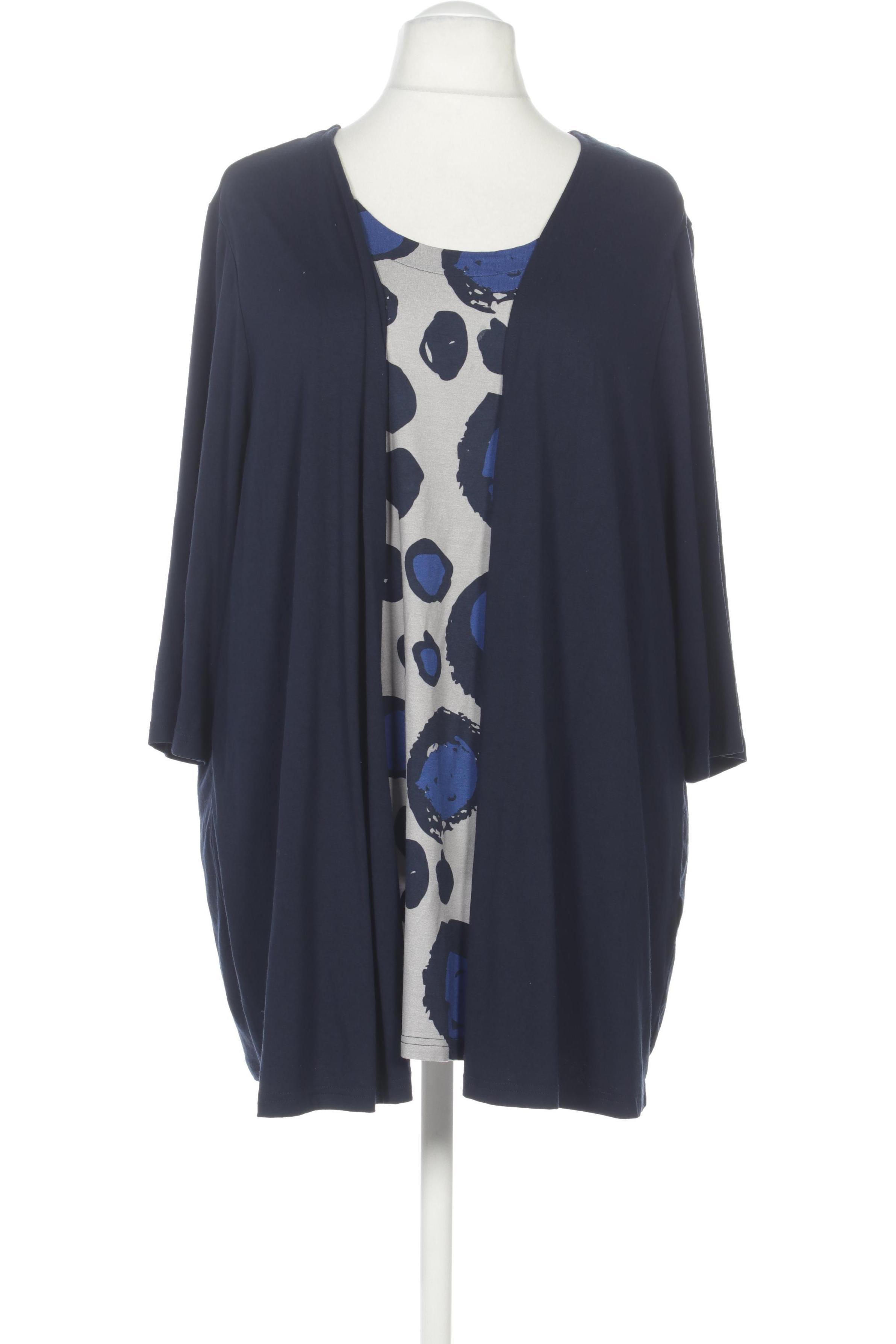 

Selection by Ulla Popken Damen Langarmshirt, blau, Gr. 54