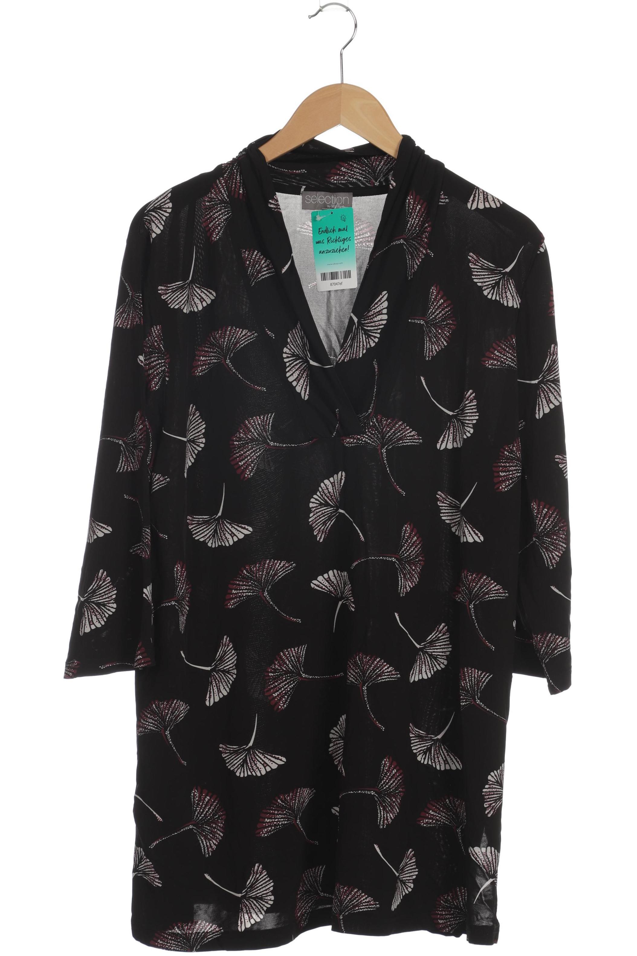 

Selection by Ulla Popken Damen Langarmshirt, schwarz, Gr. 46