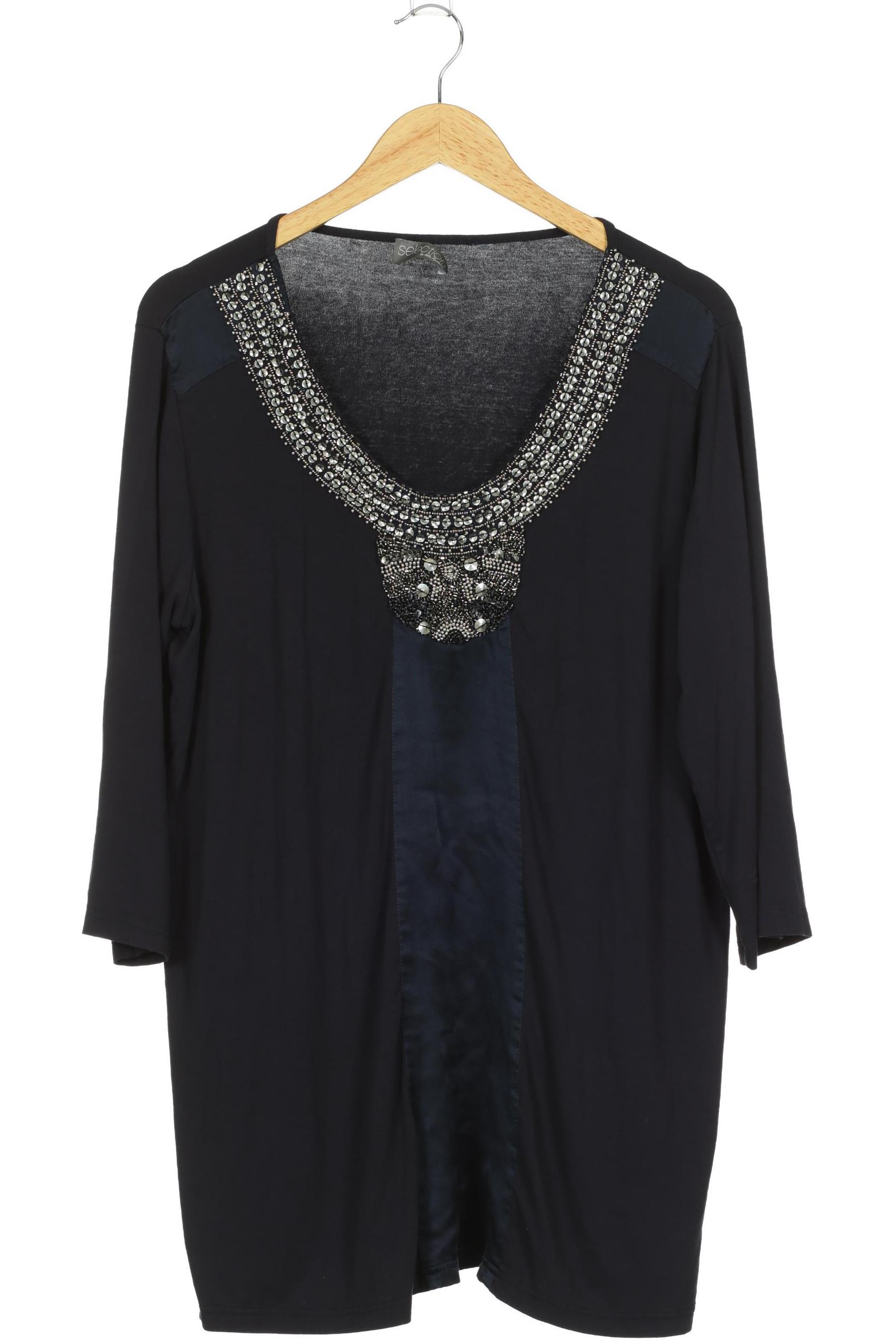 

Selection by Ulla Popken Damen Langarmshirt, grün, Gr. 46