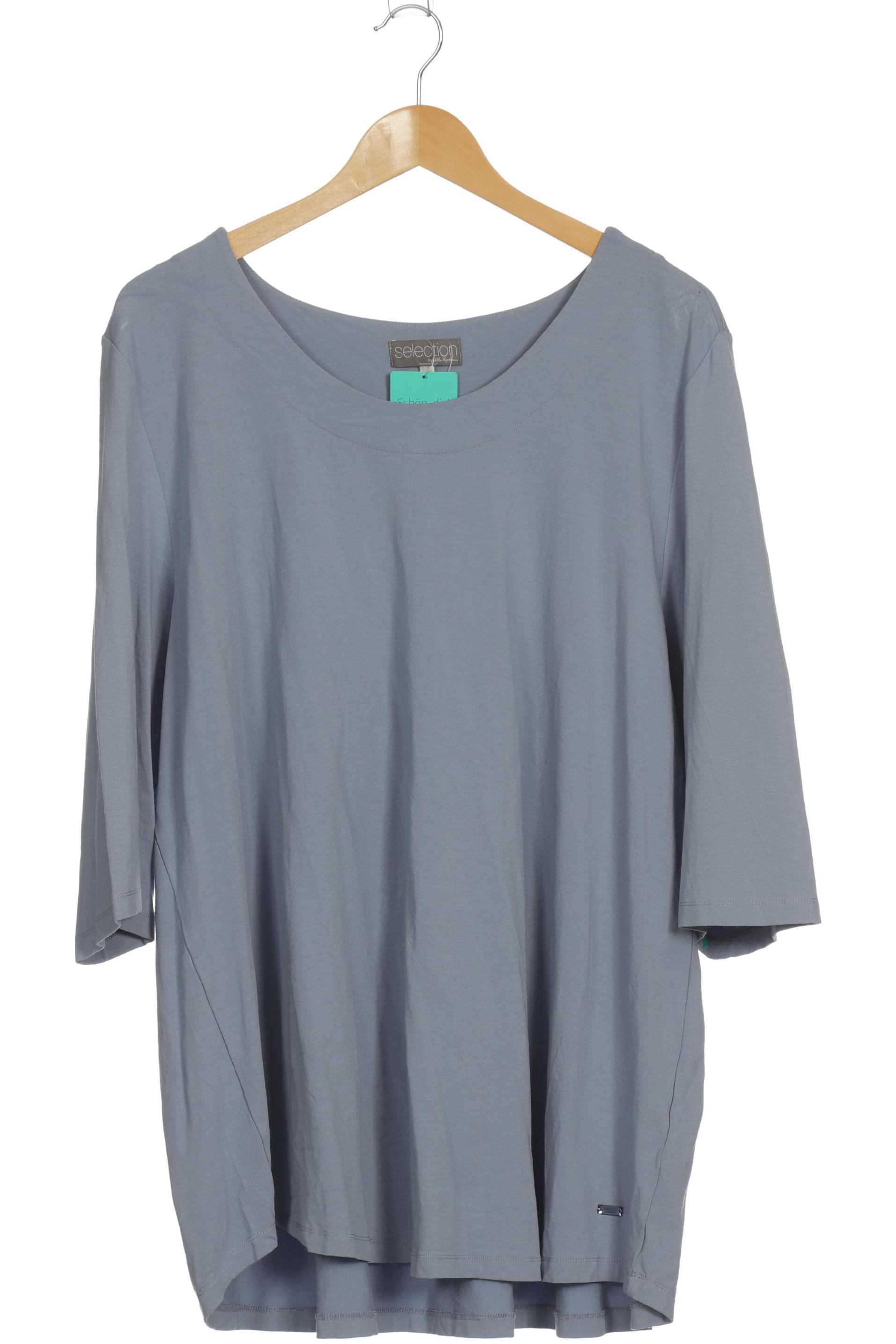 

Selection by Ulla Popken Damen T-Shirt, blau, Gr. 50