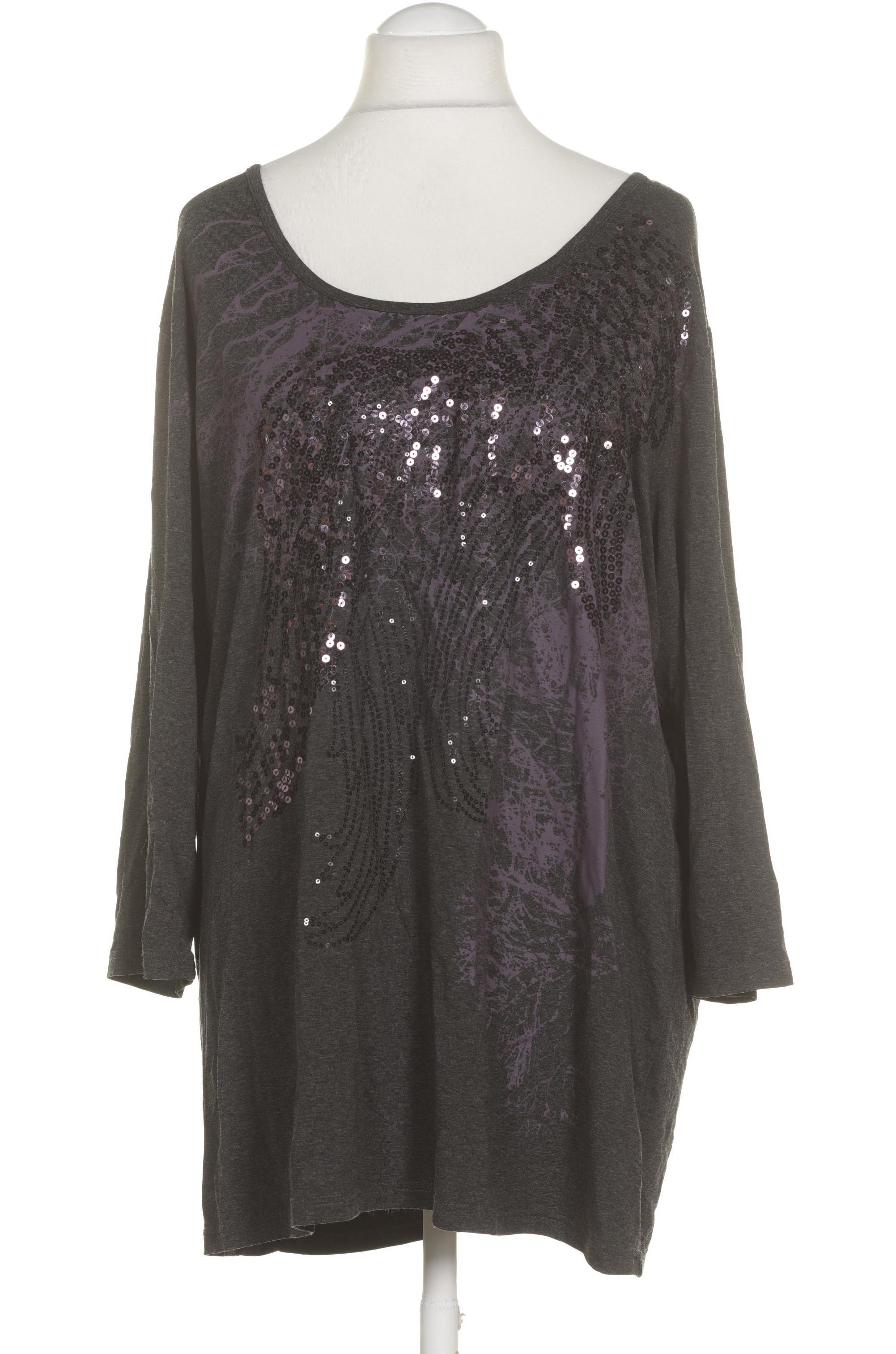 

Selection by Ulla Popken Damen Langarmshirt, grau, Gr. 50