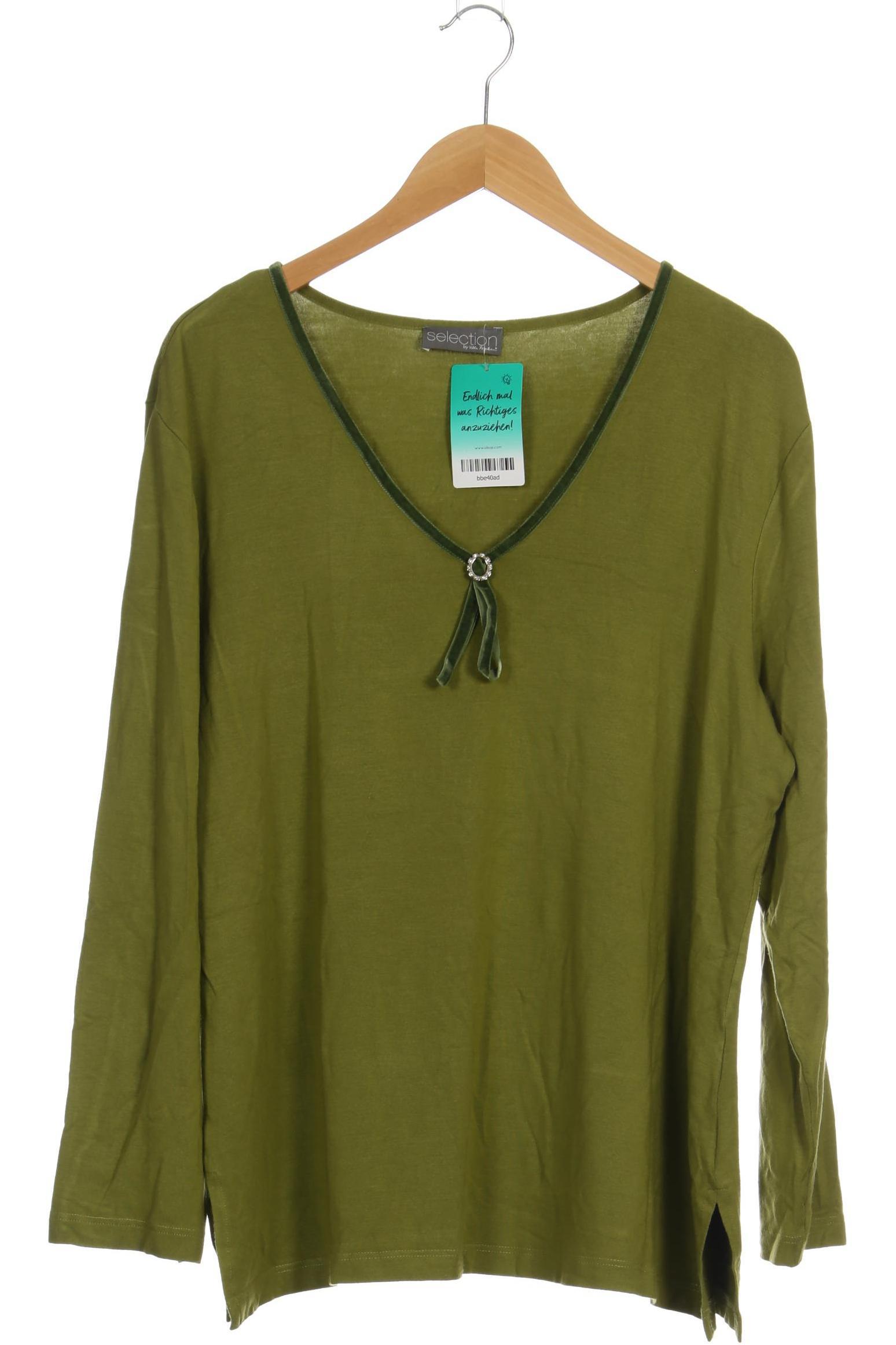 

Selection by Ulla Popken Damen Langarmshirt, grün, Gr.