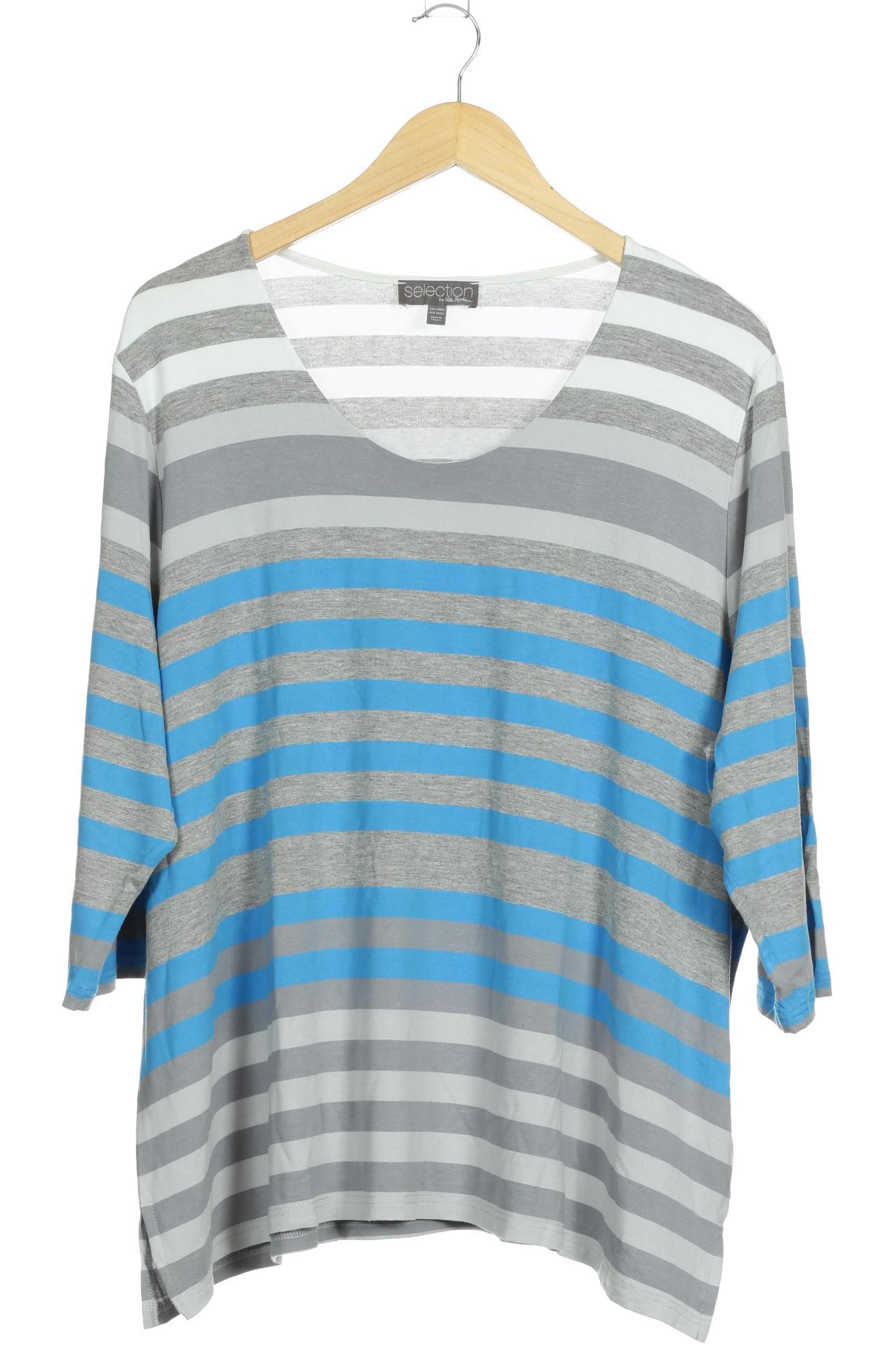 

Selection by Ulla Popken Damen Langarmshirt, grau, Gr. 50