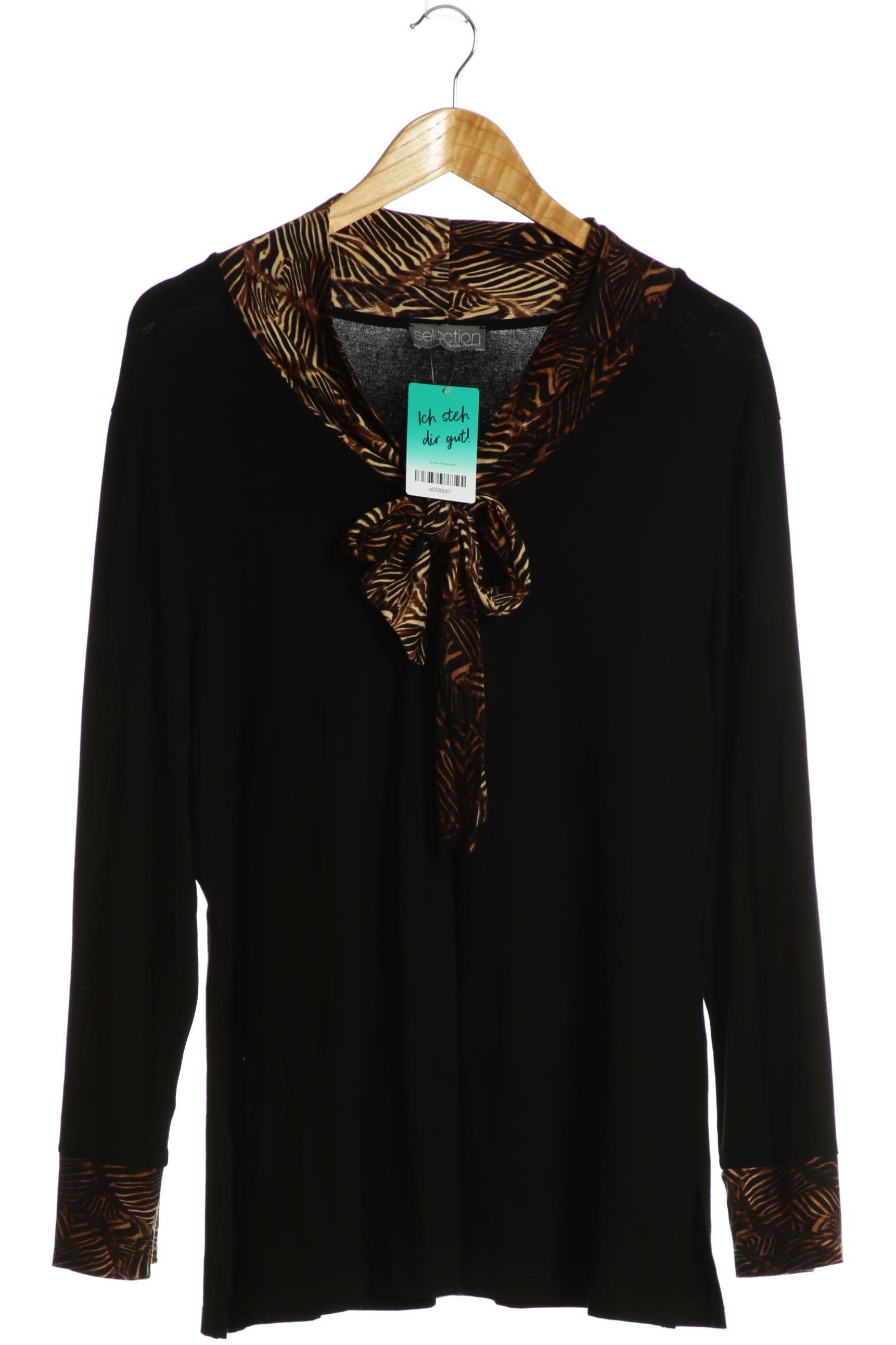 

Selection by Ulla Popken Damen Langarmshirt, schwarz, Gr. 46