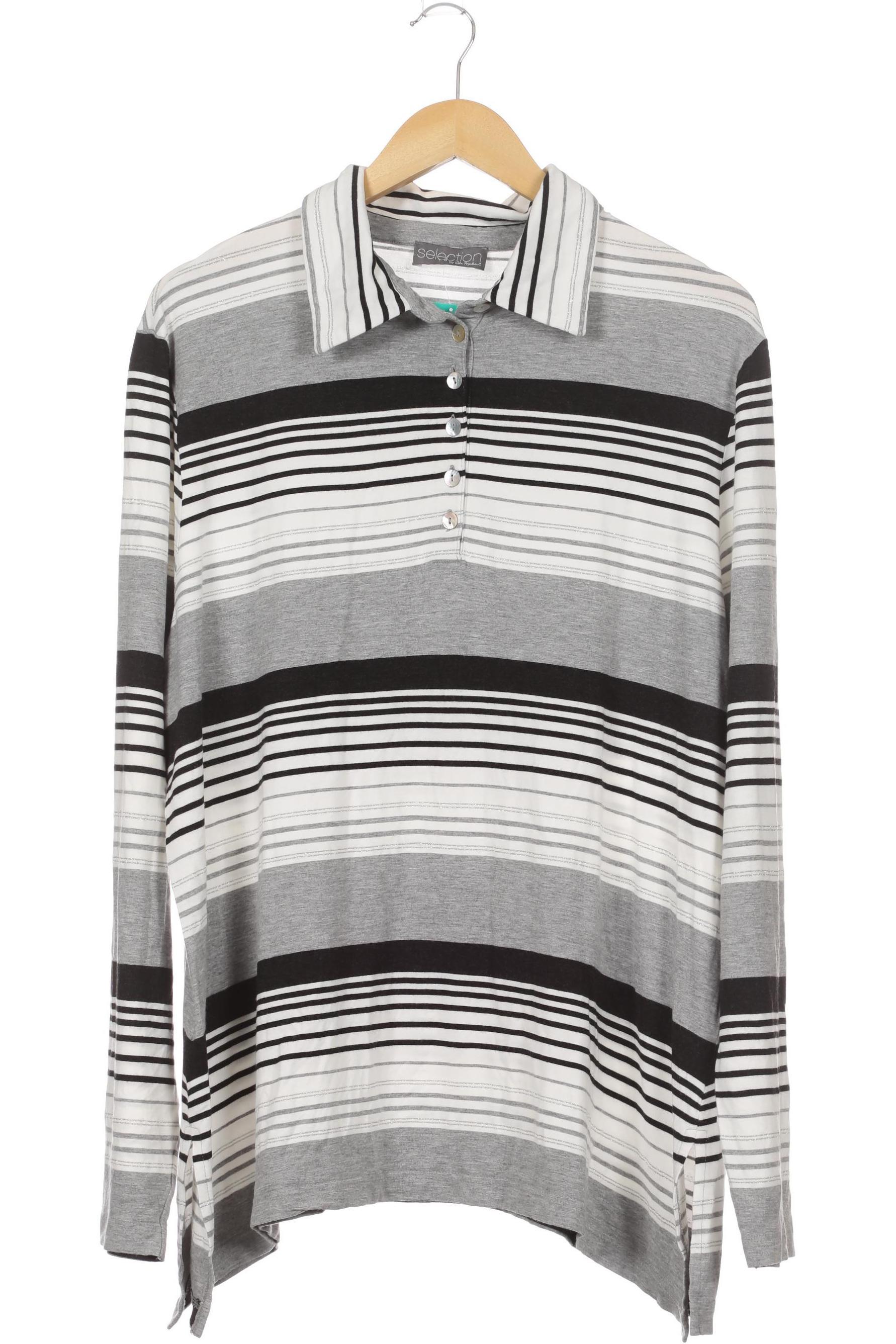 

Selection by Ulla Popken Damen Langarmshirt, grau, Gr. 50