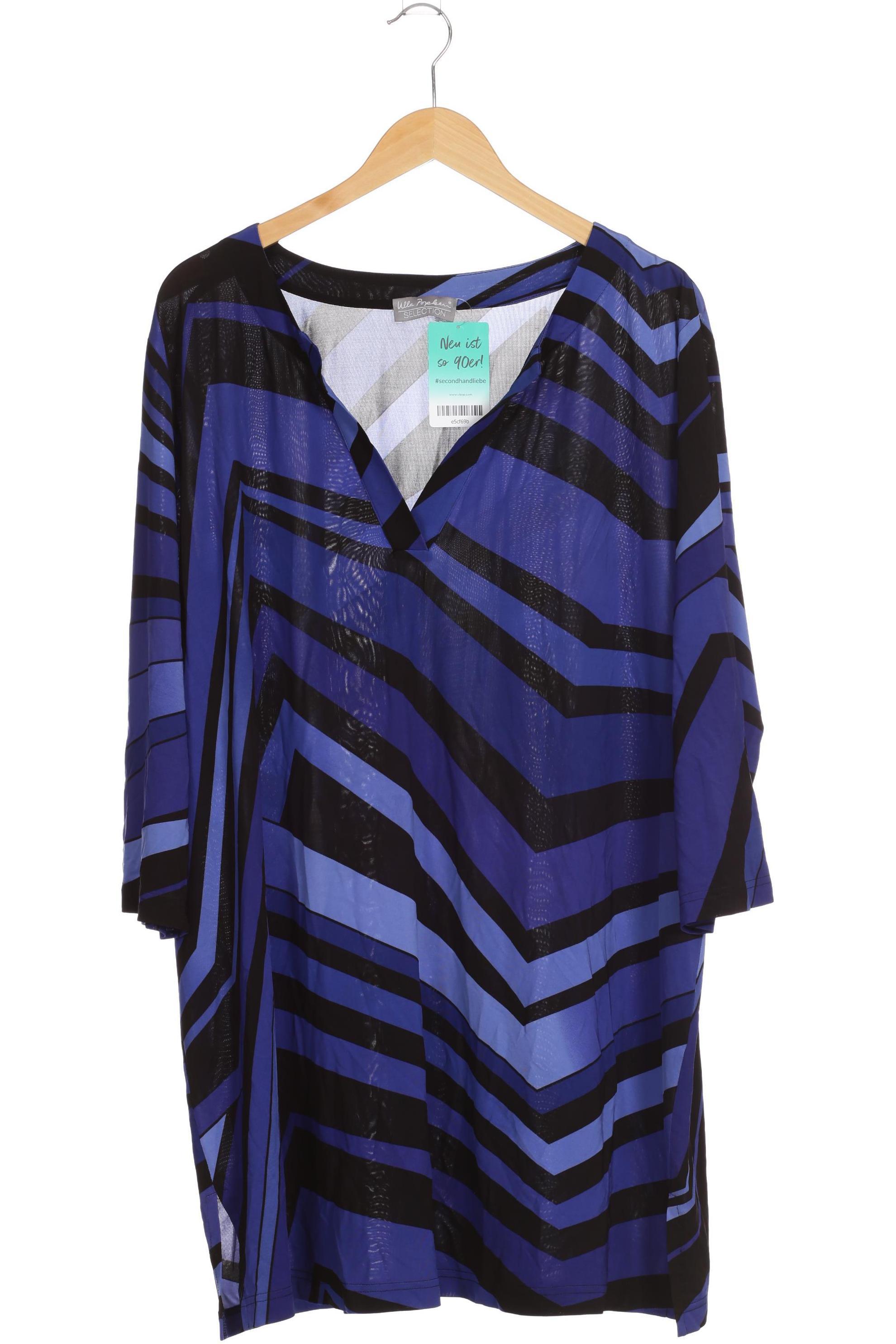 

Selection by Ulla Popken Damen Langarmshirt, blau, Gr. 50